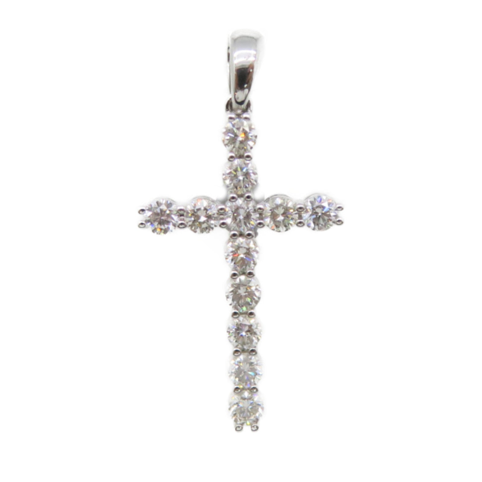JEWELRY 18K白金/0.92ct钻石Diamond Pendant Top吊坠头扣
