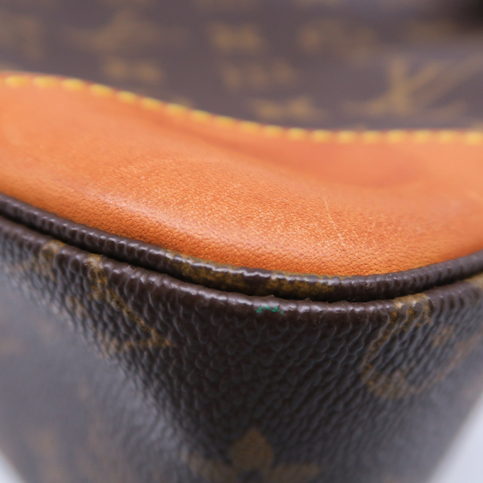 LOUIS VUITTON Monogram Boulogne金扣肩背袋棕色