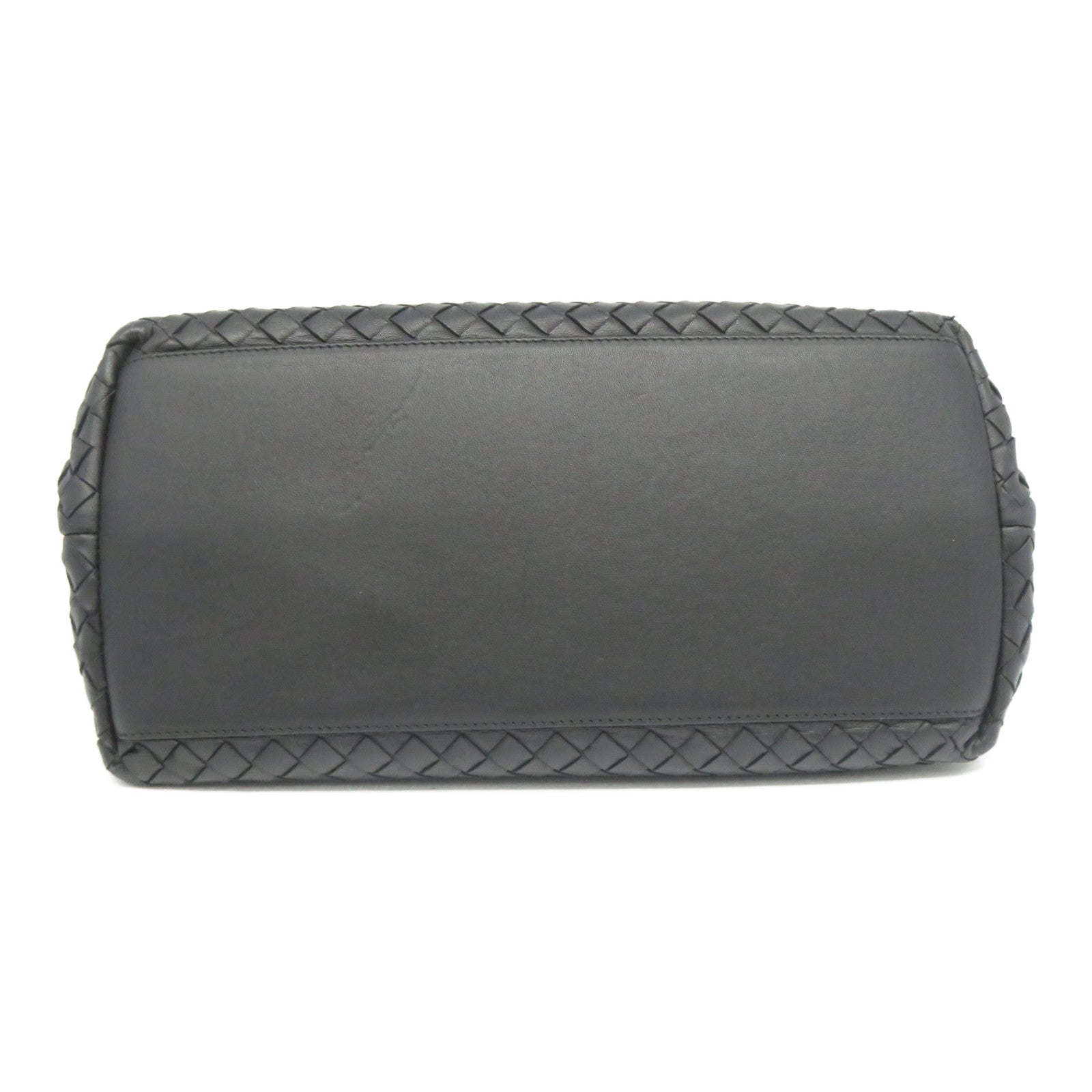 BOTTEGA VENETA 織紋皮革/牛皮皮革2 Way Shoulder Bag手挽肩背兩用袋黑色