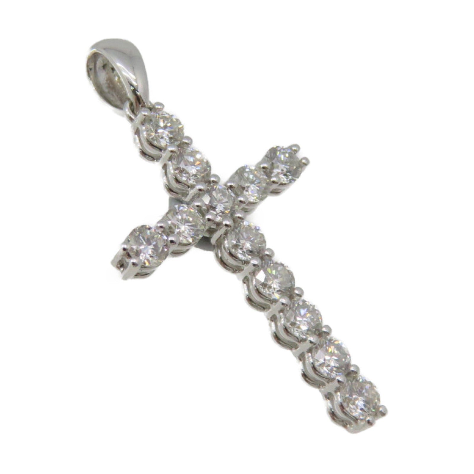 JEWELRY 18K白金/0.92ct钻石Diamond Pendant Top吊坠头扣
