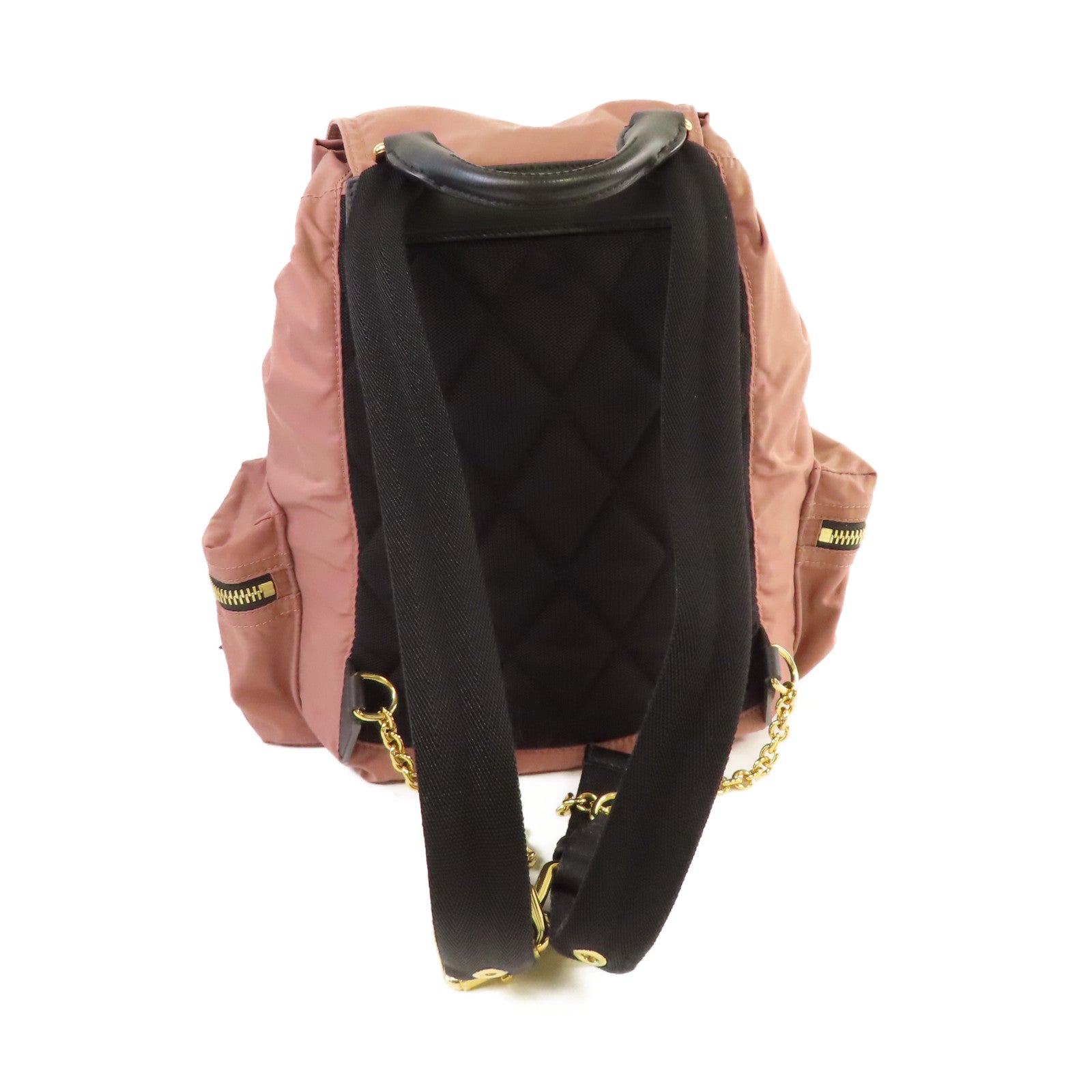 BURBERRY 尼龍Backpack金扣背包粉紅色