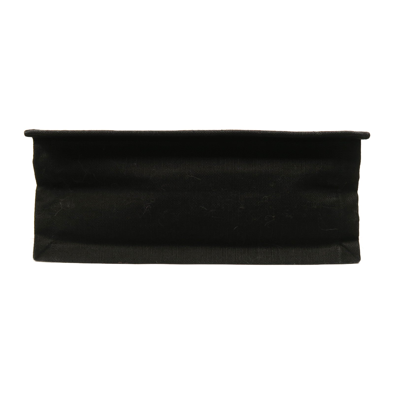 SAINT LAURENT 帆布Rive Gauche Handbag銀扣手挽袋米色/黑色