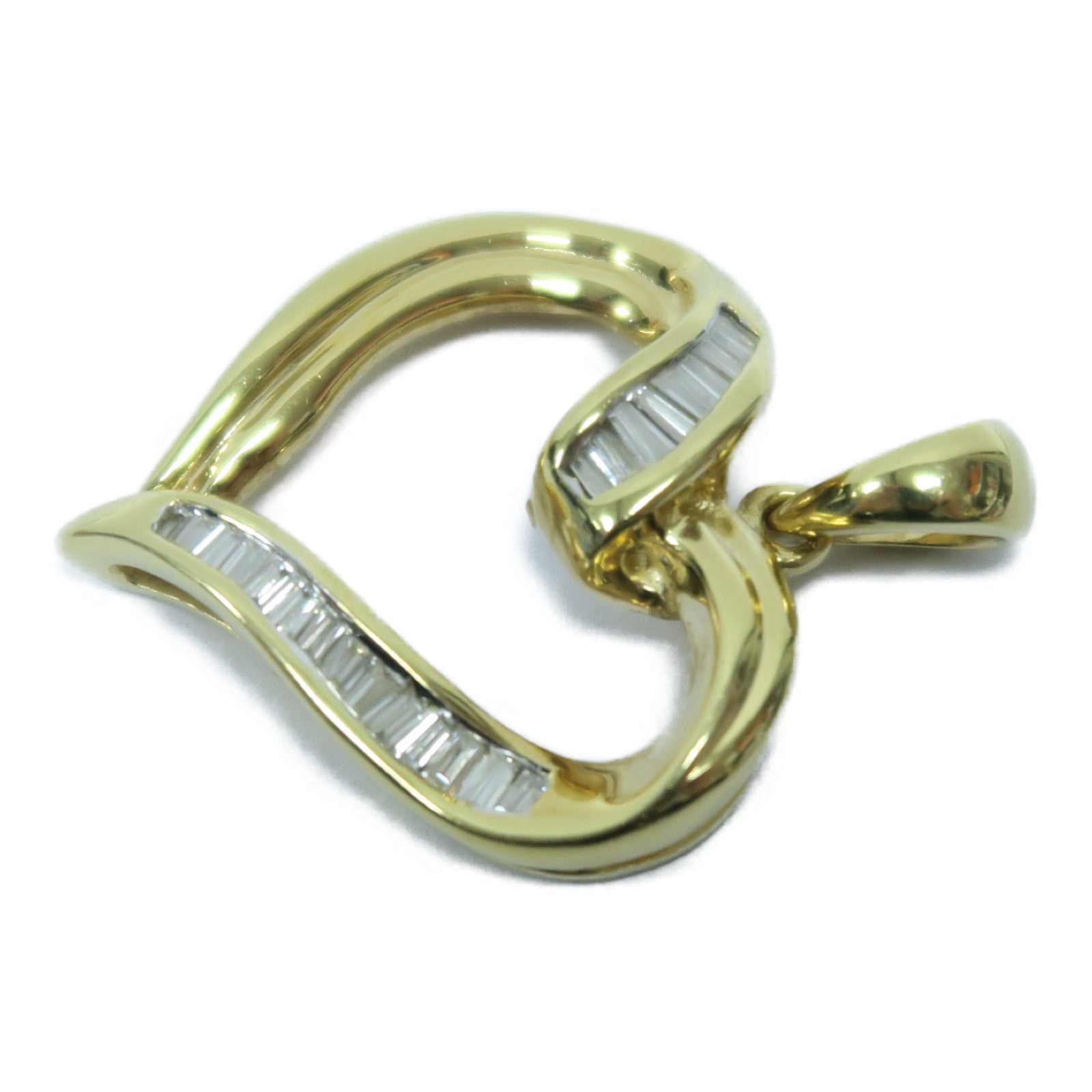 JEWELRY 18K黃金Diamond Pendant鑽石吊墜金色