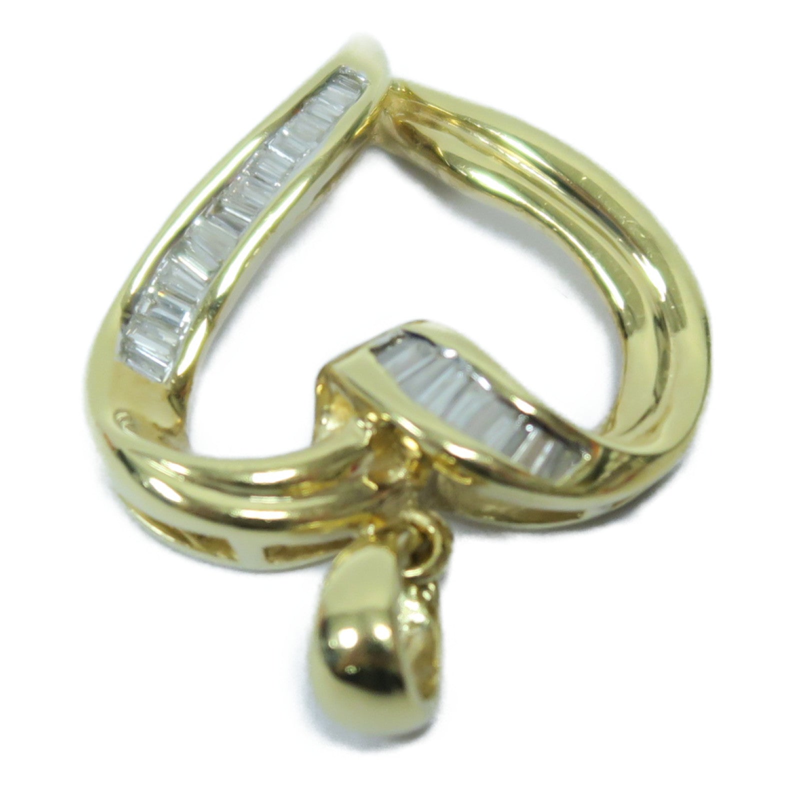 JEWELRY 18K黃金Diamond Pendant鑽石吊墜金色
