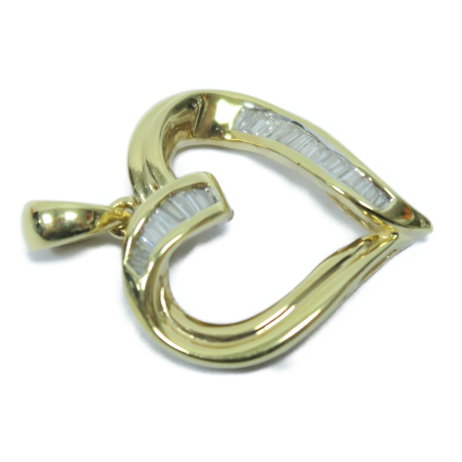JEWELRY 18K黃金Diamond Pendant鑽石吊墜金色