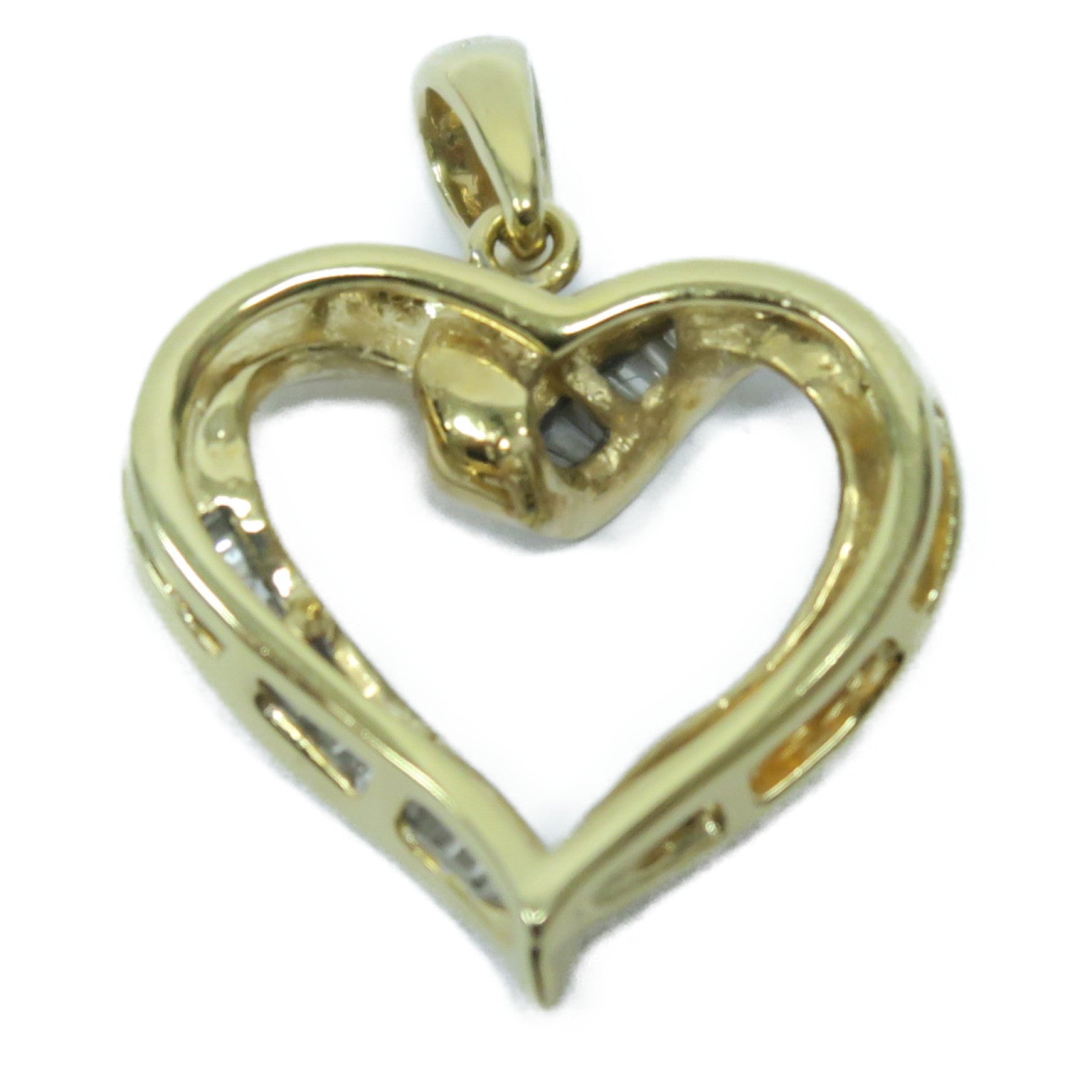 JEWELRY 18K黃金Diamond Pendant鑽石吊墜金色
