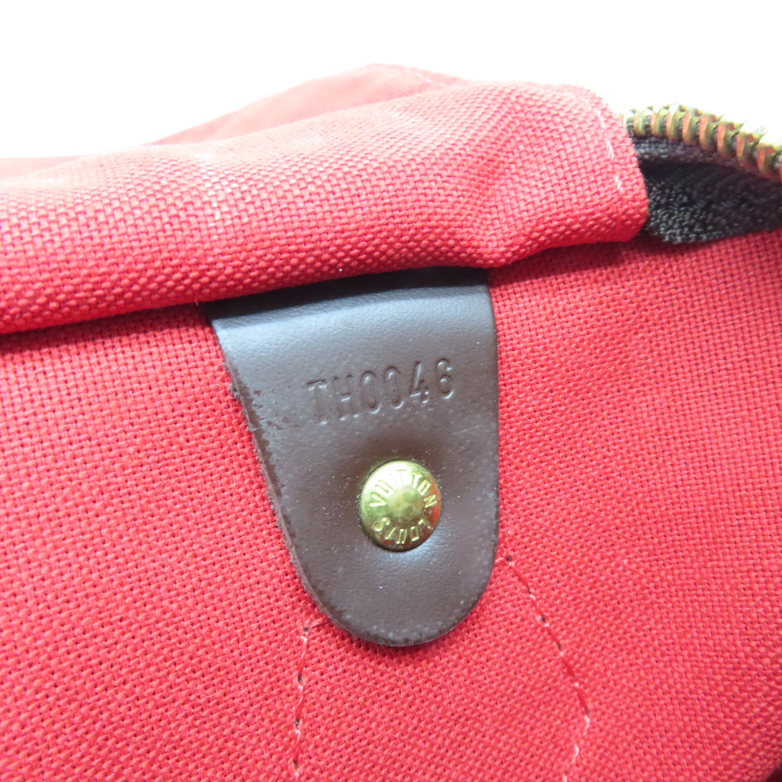 LOUIS VUITTON Damier Speedy 30金扣手挽袋啡色