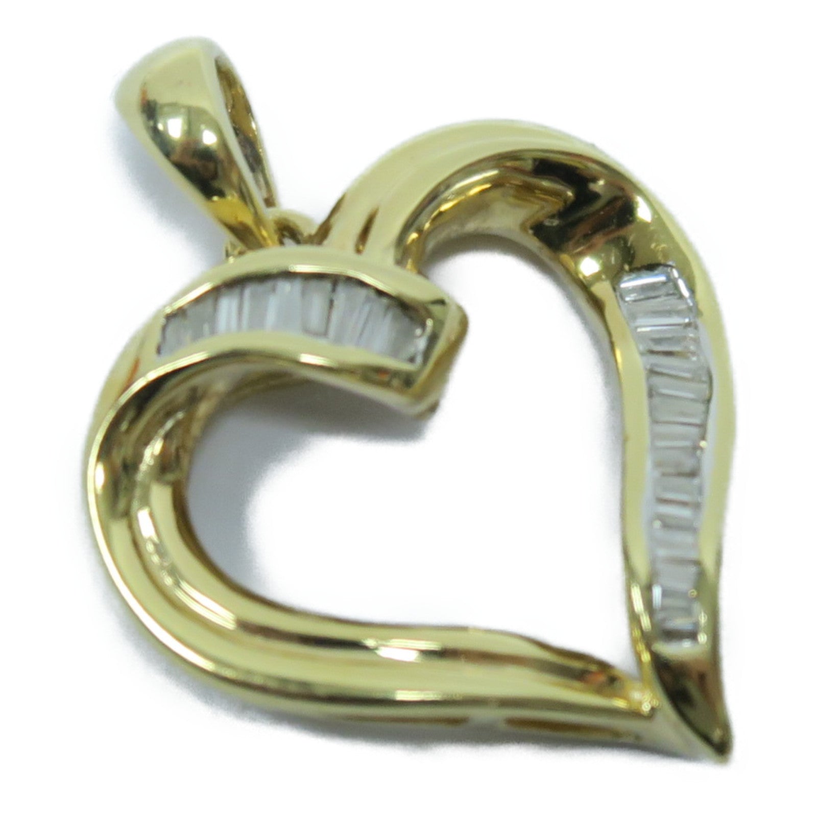 JEWELRY 18K黃金Diamond Pendant鑽石吊墜金色