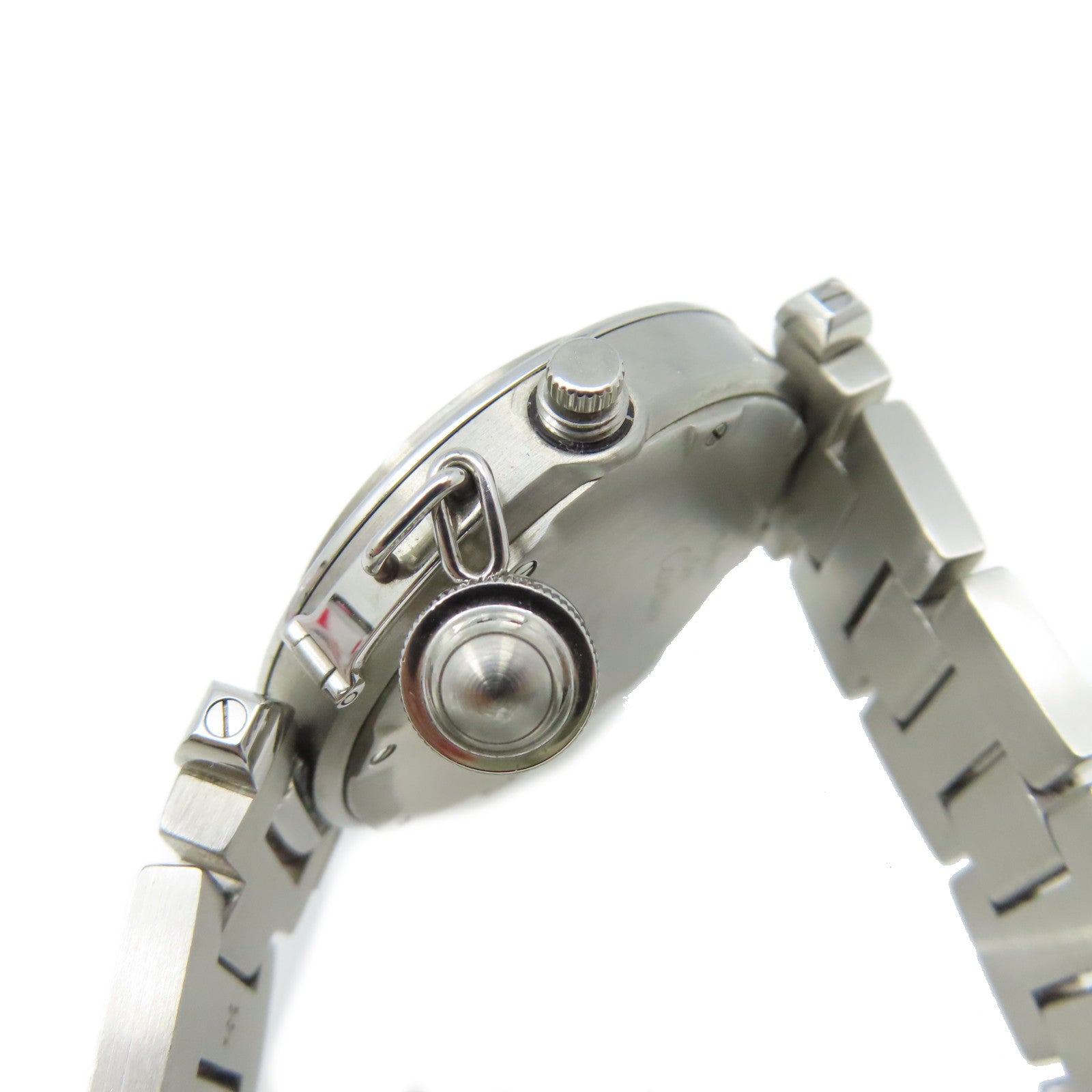 CARTIER Pasha Watch不鏽鋼自動機芯手錶淺啡色/銀色