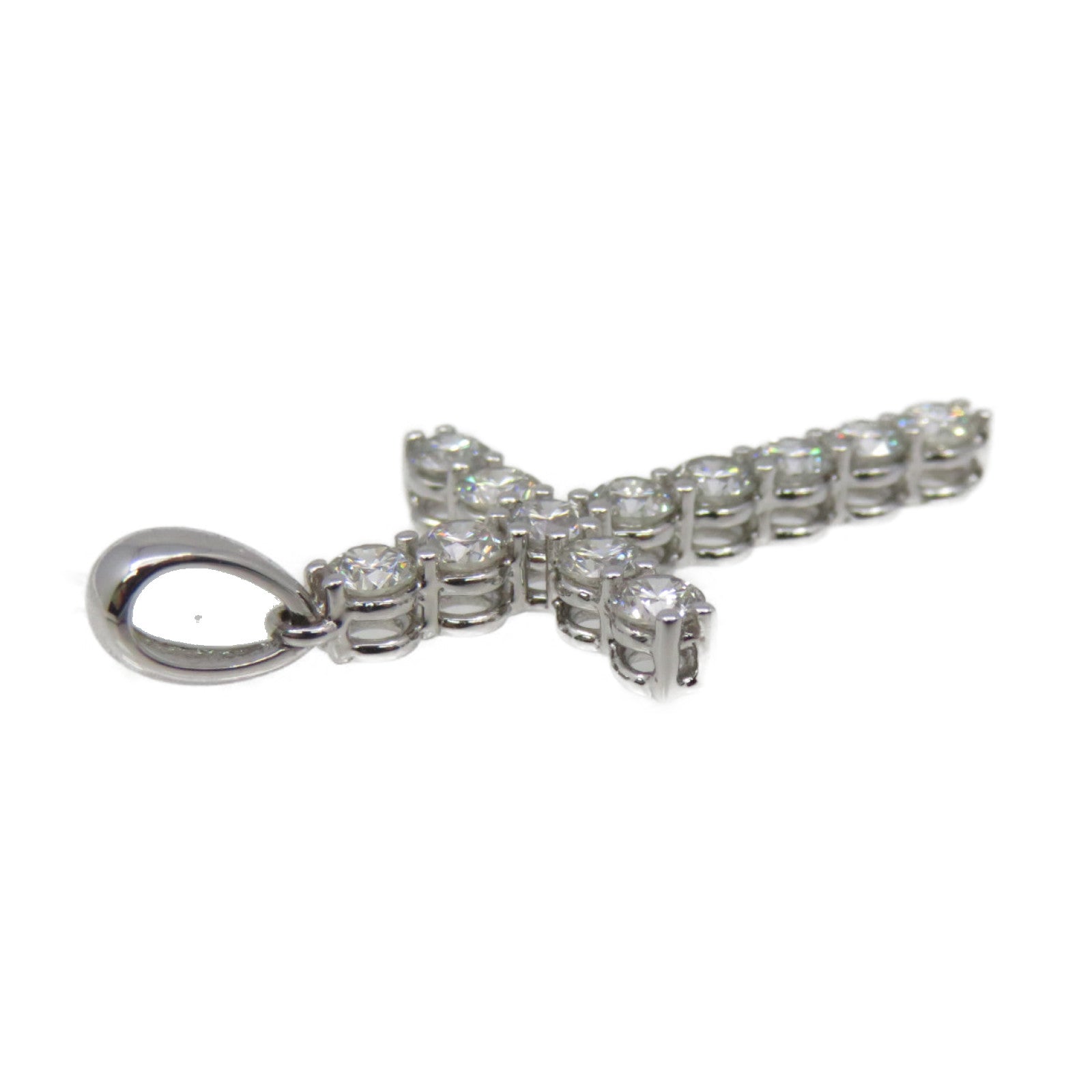 JEWELRY 18K白金/0.92ct钻石Diamond Pendant Top吊坠头扣