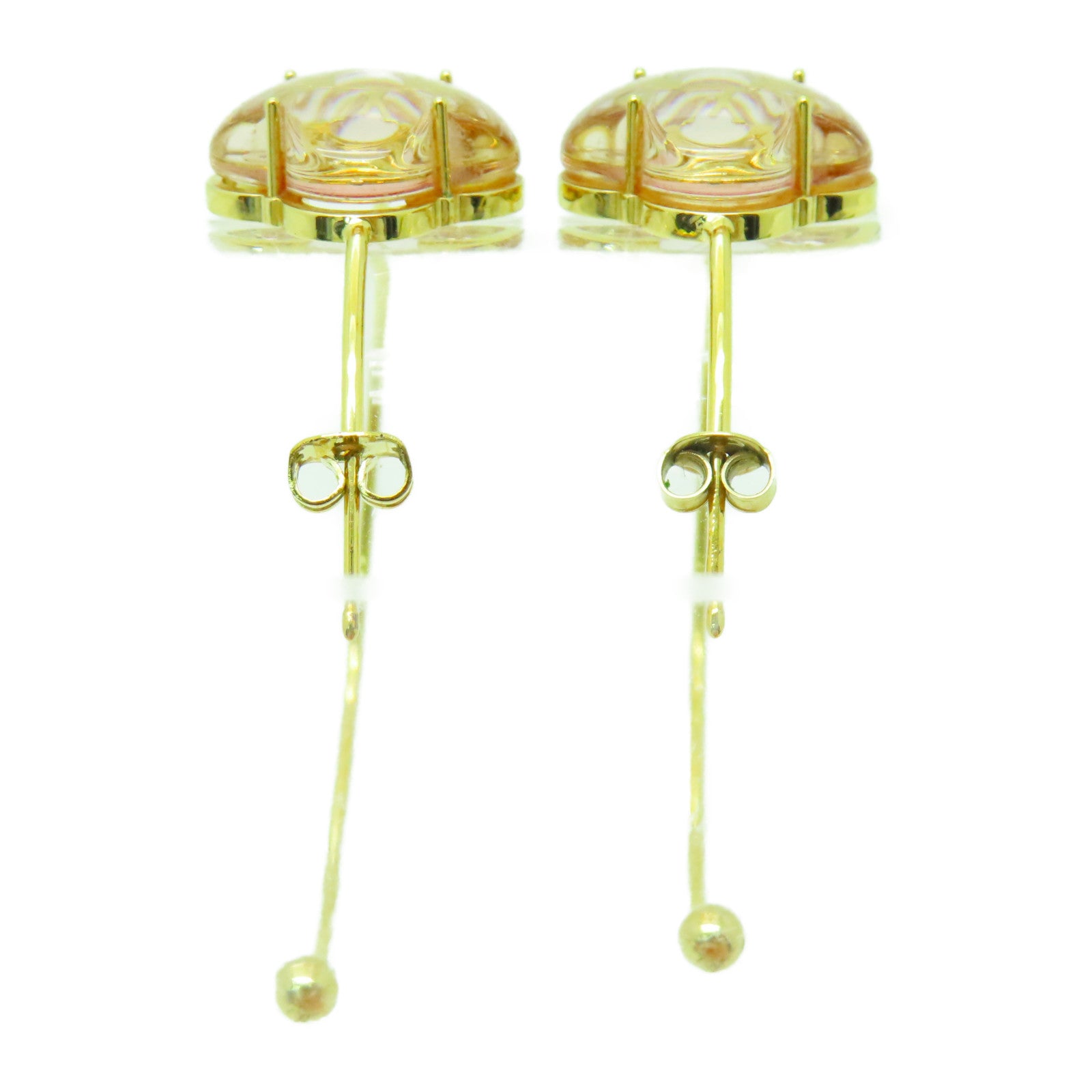 LOUIS VUITTON PVC/金屬Earrings耳環金色