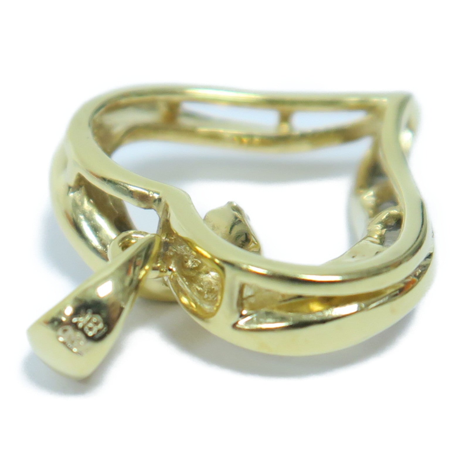 JEWELRY 18K黃金Diamond Pendant鑽石吊墜金色