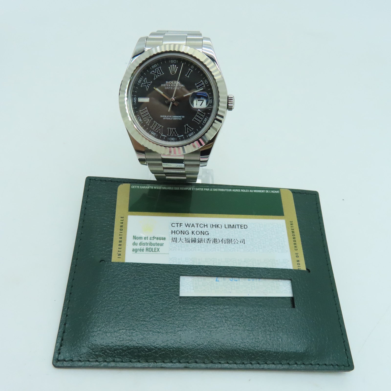 ROLEX Oyster Perpetual不锈钢手表自动机芯灰色