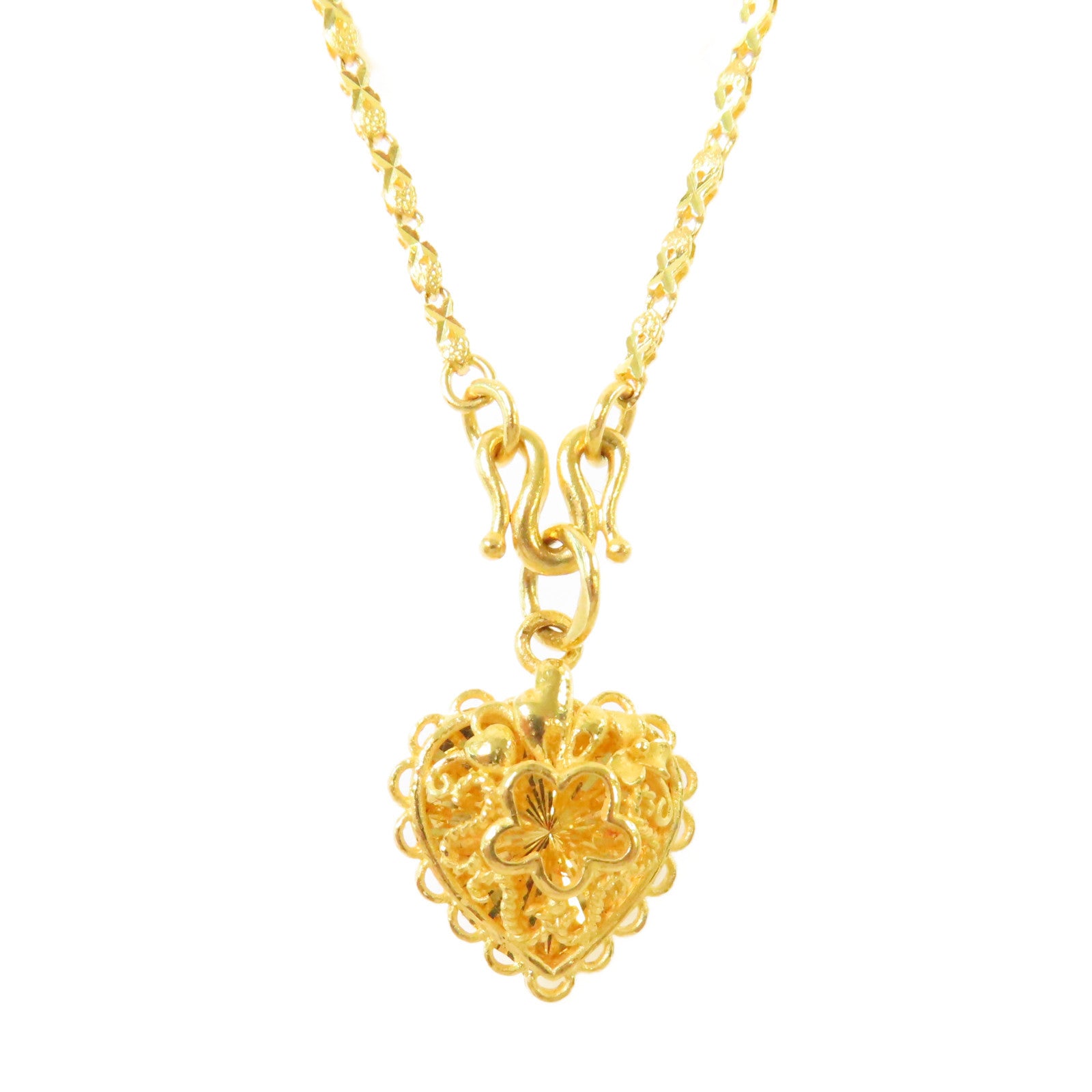 JEWELRY 24K黃金Gold Pendant Necklace項鏈