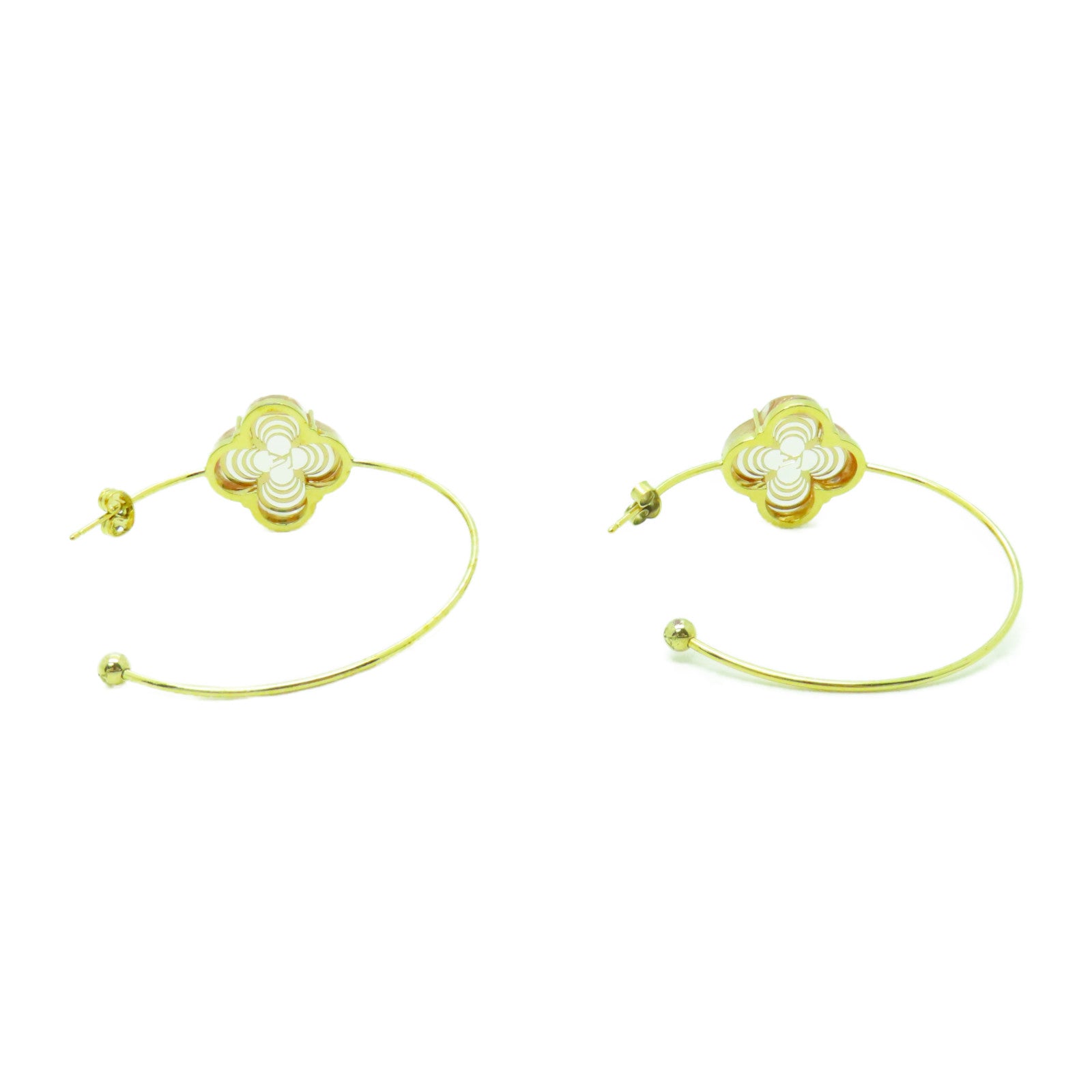 LOUIS VUITTON PVC/金屬Earrings耳環金色