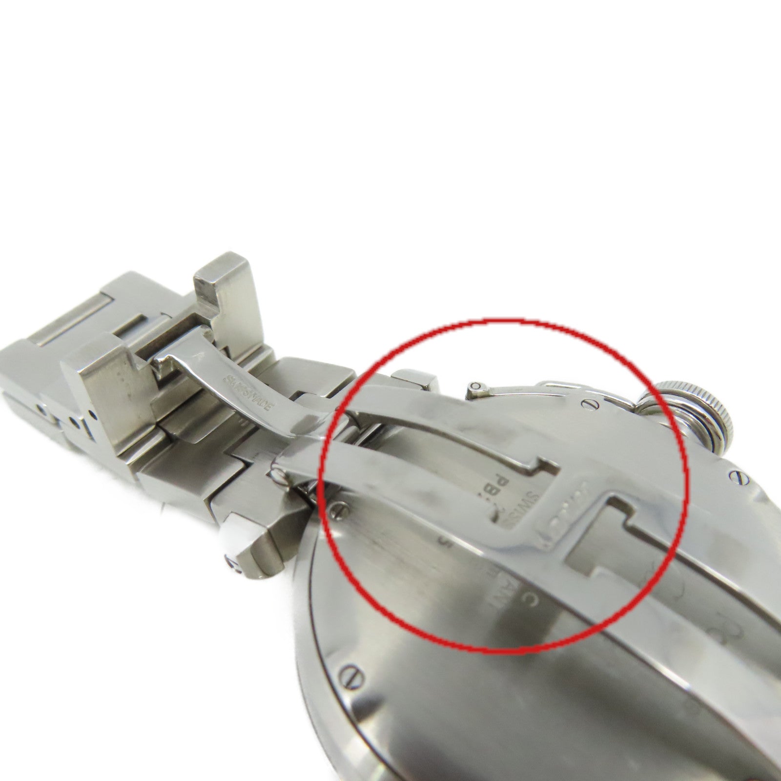 CARTIER Pasha Watch不鏽鋼自動機芯手錶淺啡色/銀色