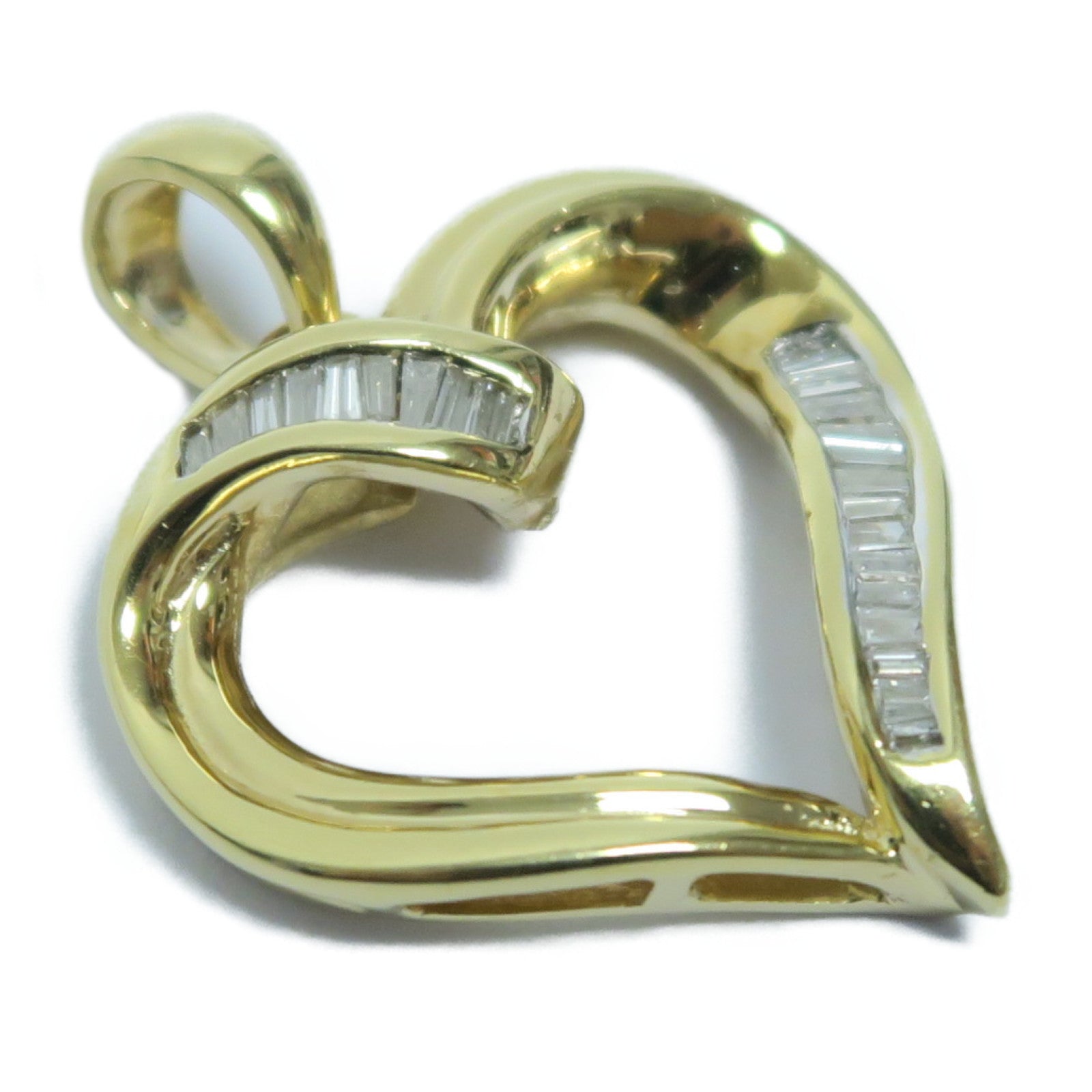 JEWELRY 18K黃金Diamond Pendant鑽石吊墜金色