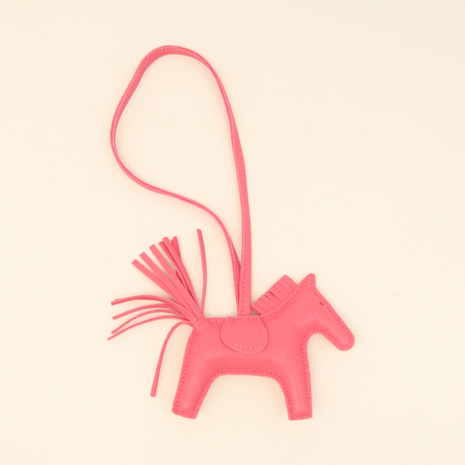 HERMES Veau Swift Leather Rodao Charm Pink