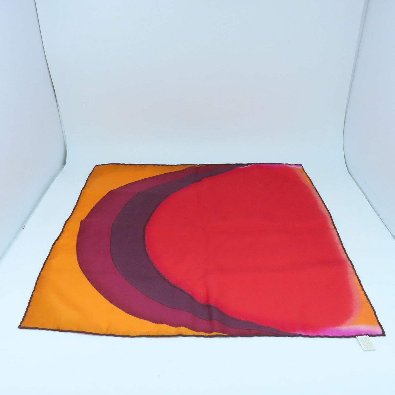 GUCCI 絲質Scarf 45x45絲巾紅色/橙色/啡色