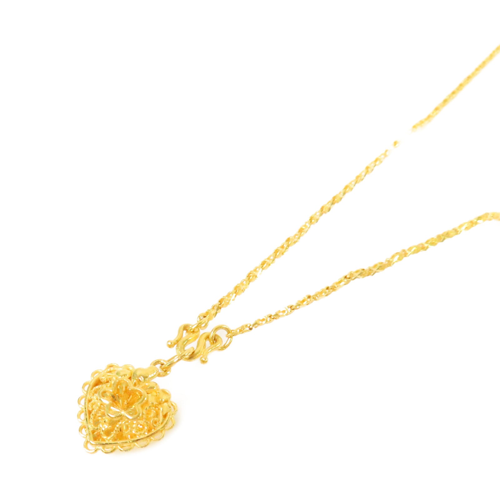 JEWELRY 24K黃金Gold Pendant Necklace項鏈