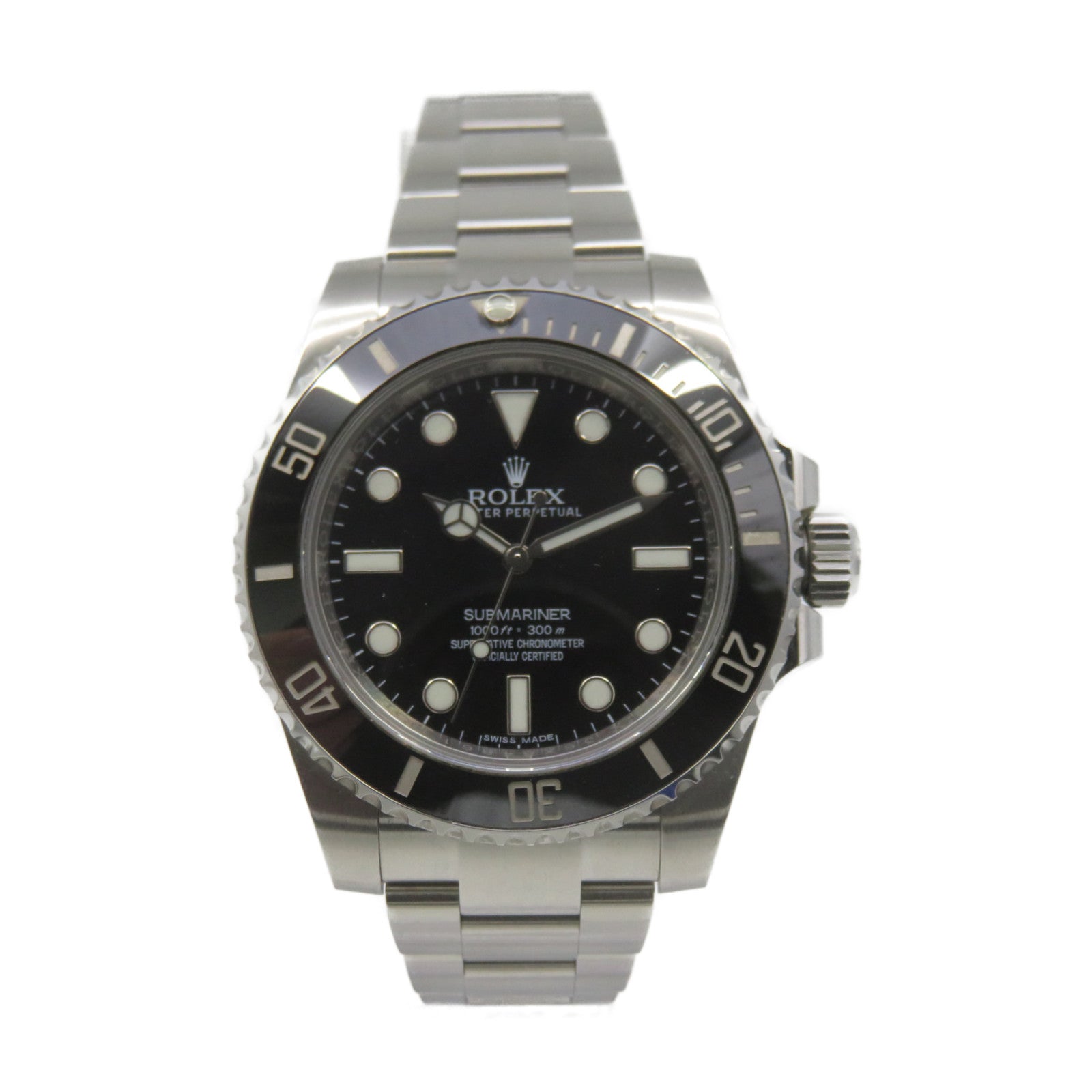 ROLEX Submariner不鏽鋼自動機芯手錶黑色