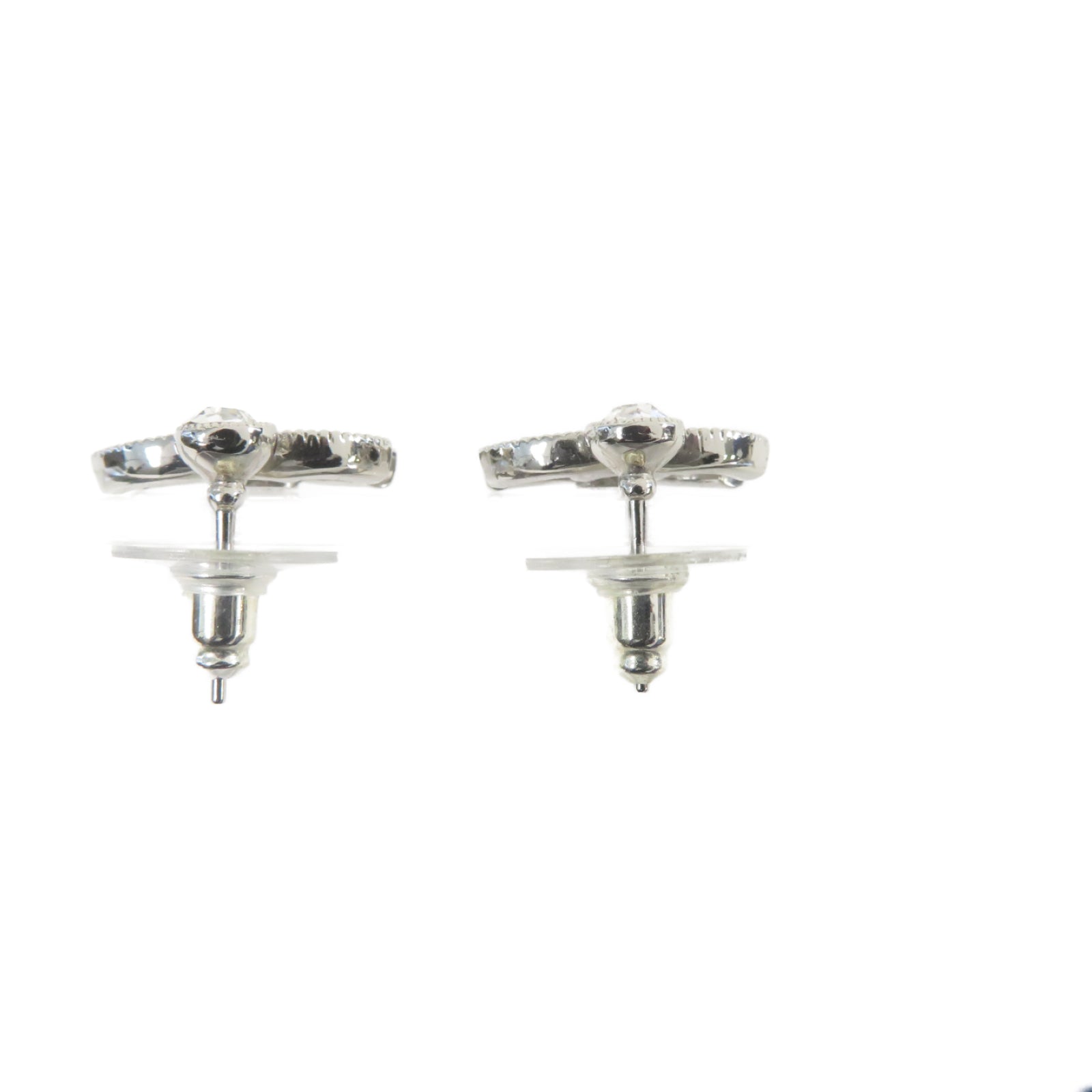 CHANEL 金屬Earrings耳環銀色