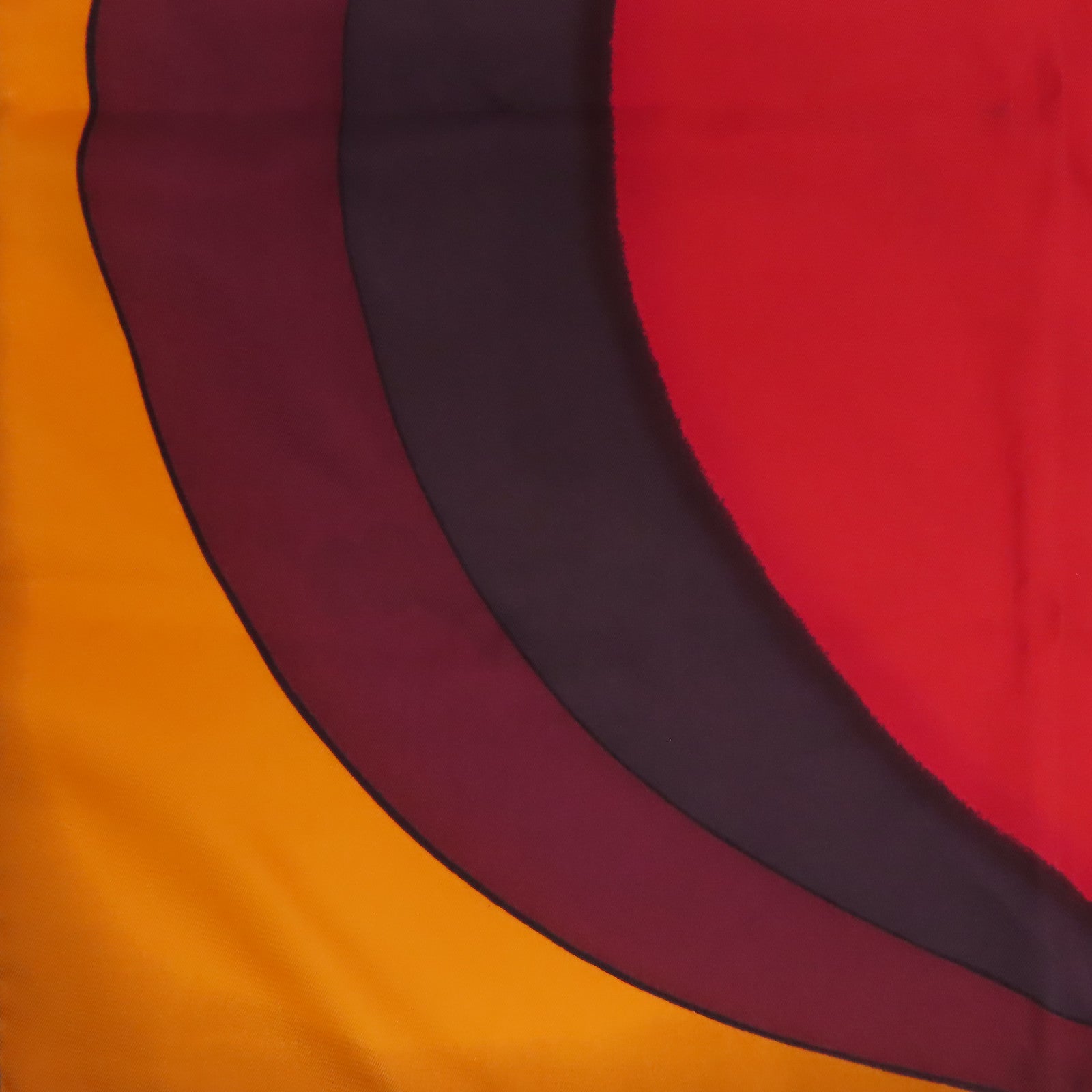 GUCCI 絲質Scarf 45x45絲巾紅色/橙色/啡色