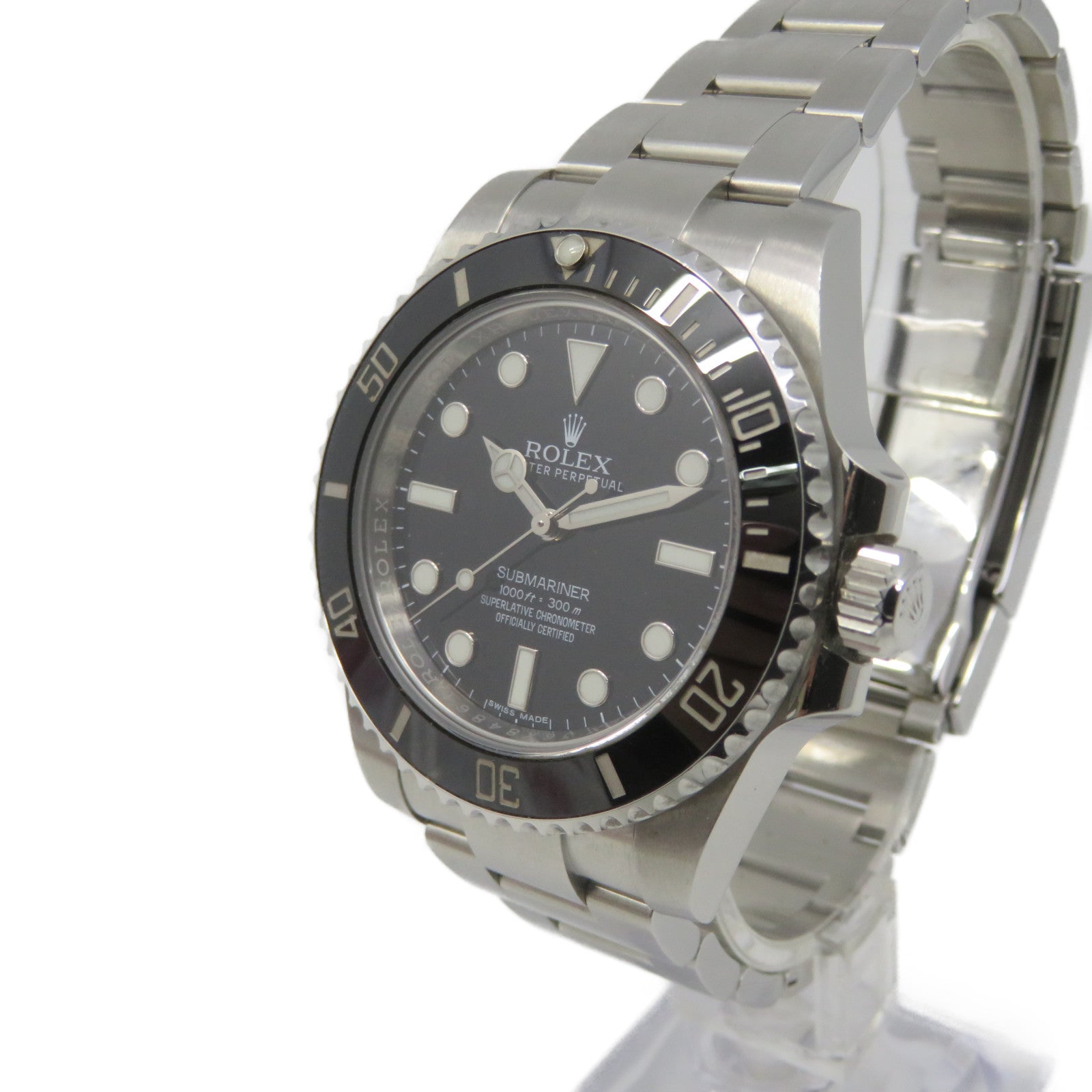 ROLEX Submariner不鏽鋼自動機芯手錶黑色