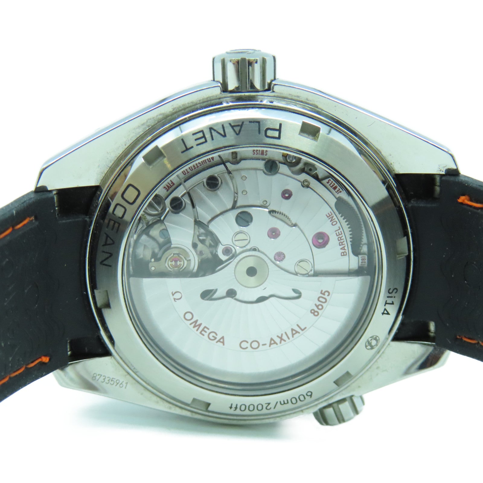 OMEGA 【激減優惠】Seamaster Planet Ocean不鏽鋼手錶自動機芯黑色