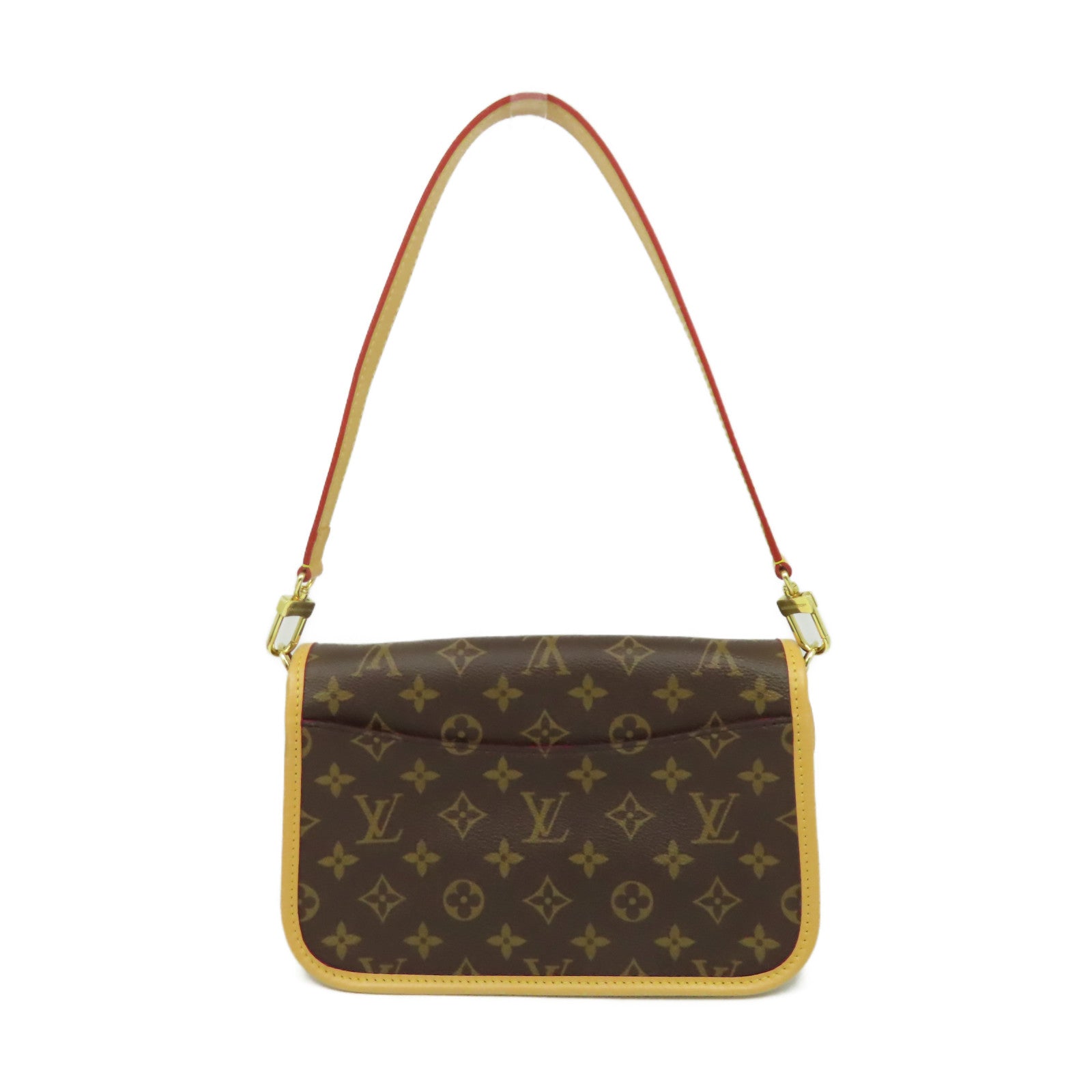 LOUIS VUITTON Monogram Diane金扣手挽肩背兩用袋啡色