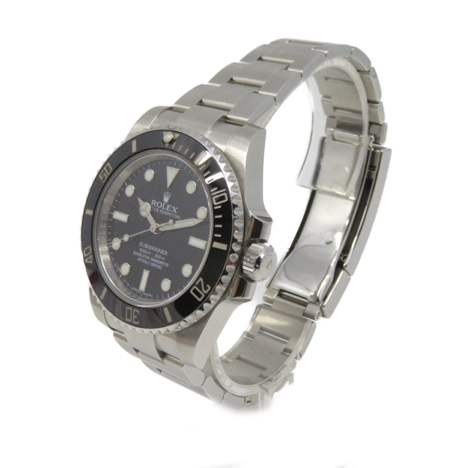 ROLEX Submariner不鏽鋼自動機芯手錶黑色