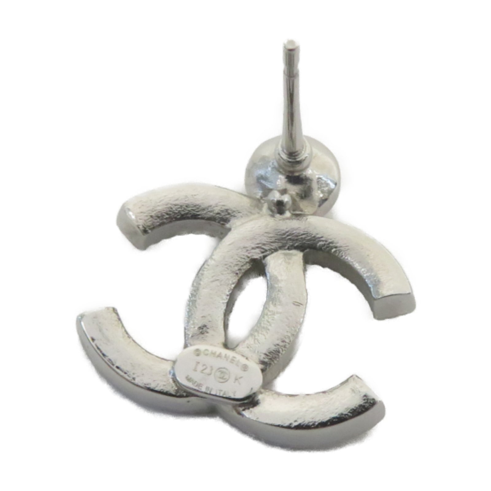 CHANEL 金屬Earrings耳環銀色