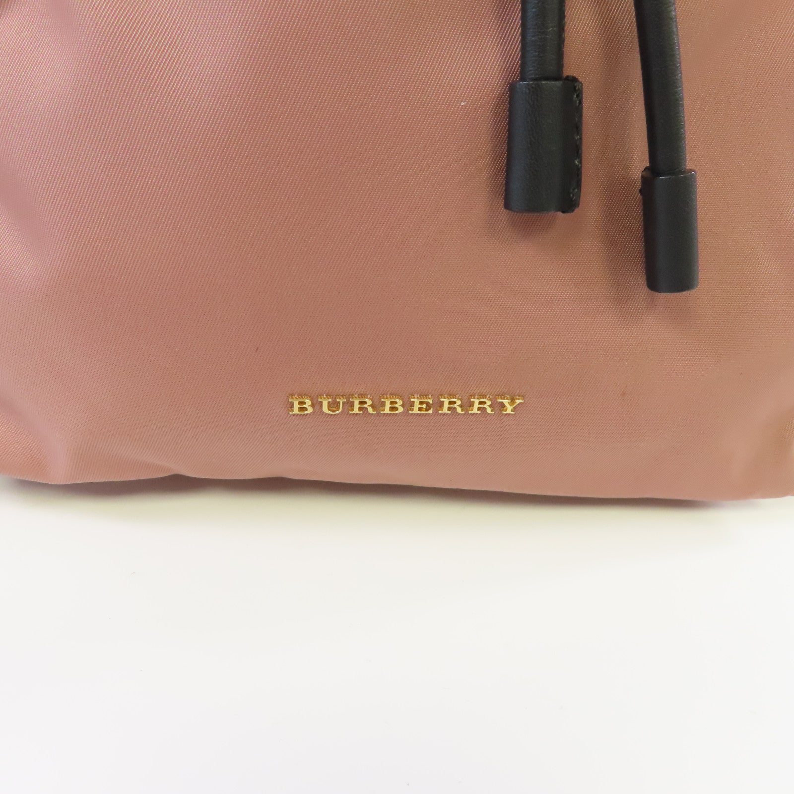 BURBERRY 尼龍Backpack金扣背包粉紅色