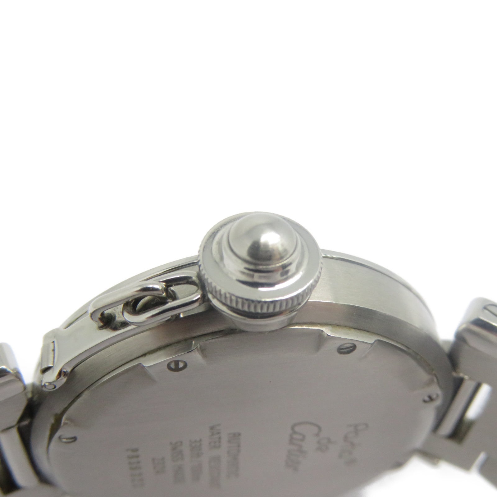 CARTIER Pasha C不鏽鋼手錶自動機芯鮭魚色