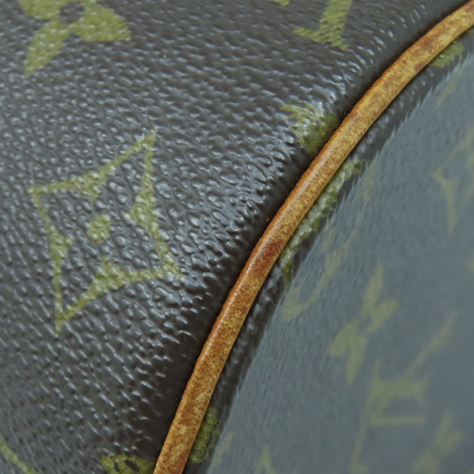 LOUIS VUITTON Monogram Papillon PM金扣肩背袋棕色