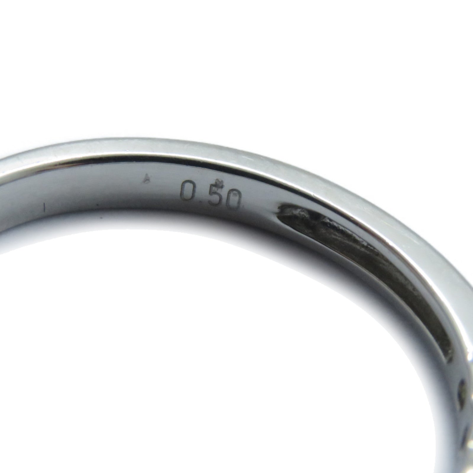 JEWELRY PT950鉑金Diamond Ring 0.50ct鑽石戒指US#7.75