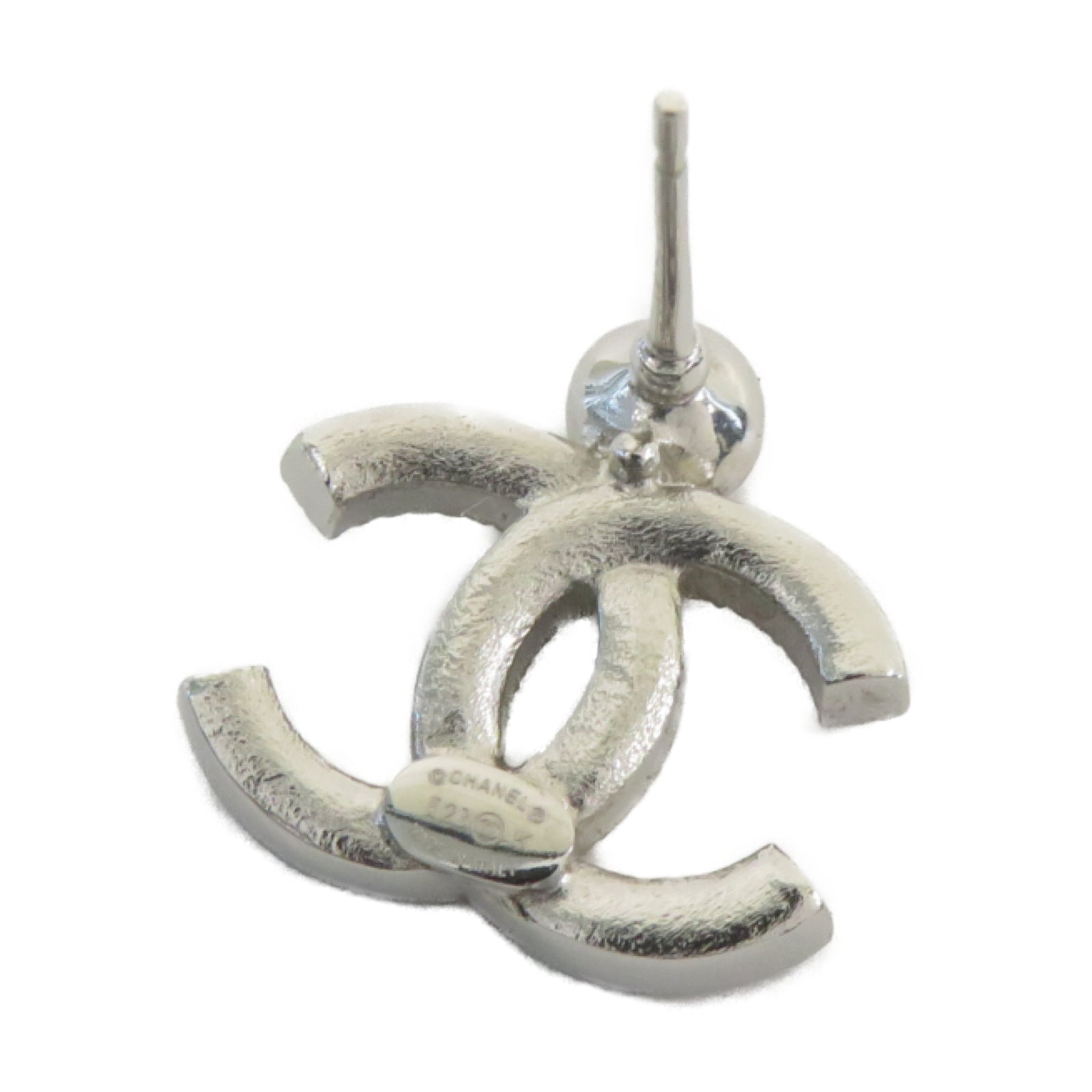 CHANEL 金屬Earrings耳環銀色