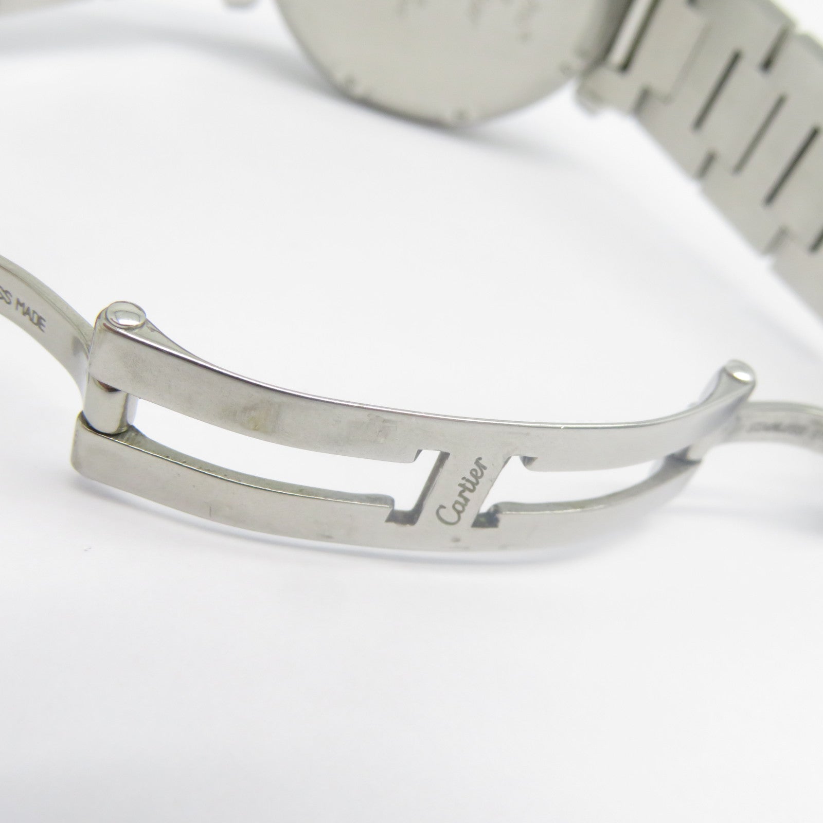 CARTIER Pasha C不鏽鋼手錶自動機芯鮭魚色