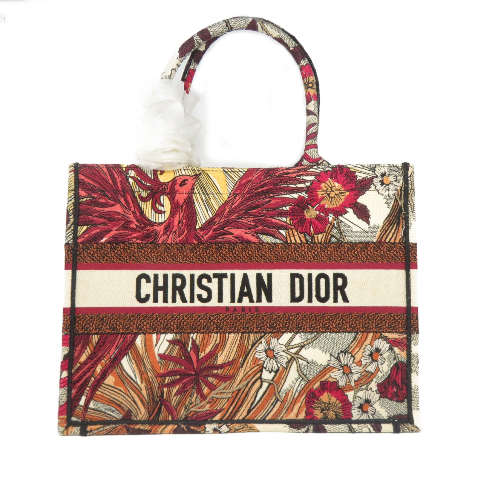 Dior 帆布Book Tote Bag手挽袋紅色/橙色