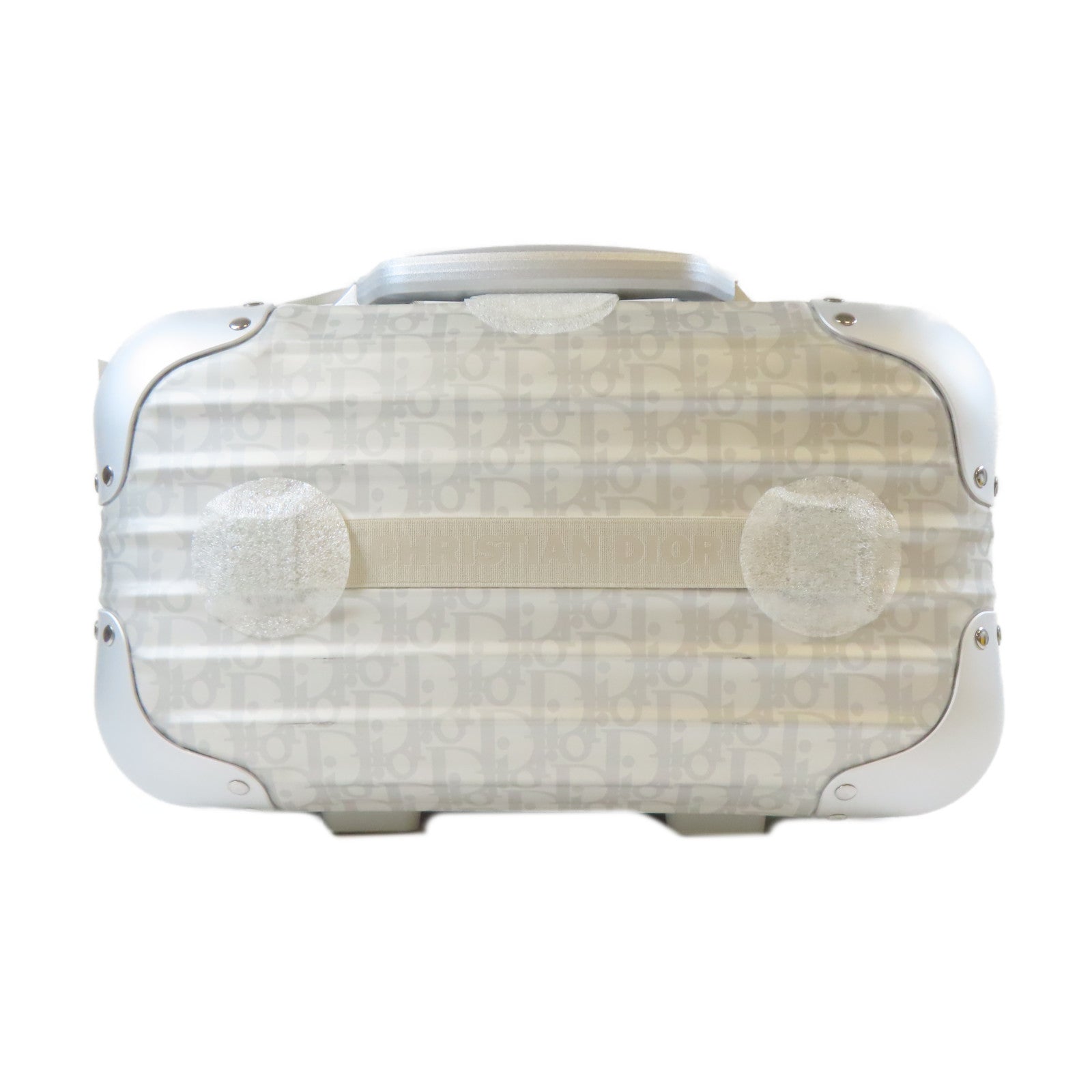 Dior 金屬DiorXRimowa Suitcase銀扣行李箱銀灰色