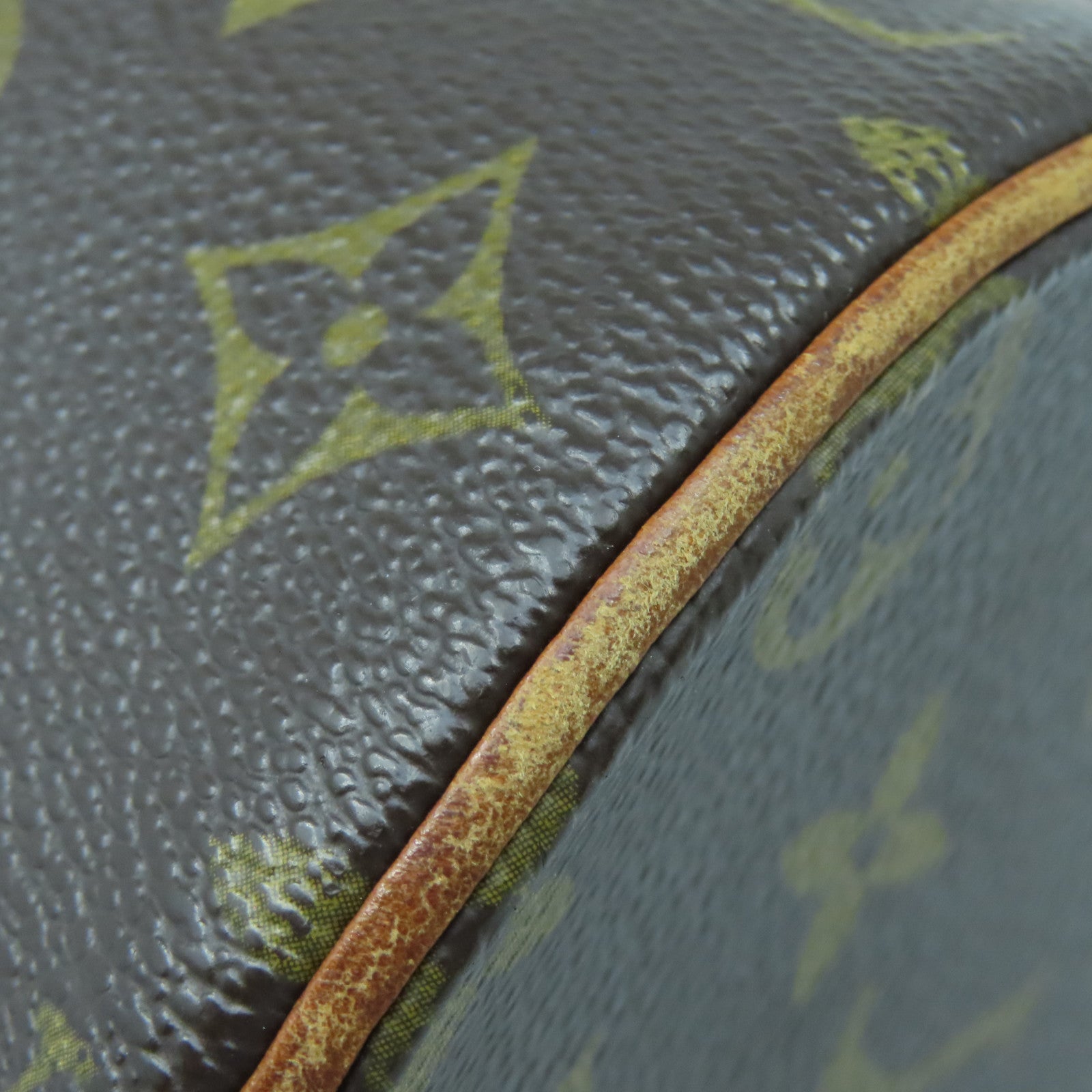 LOUIS VUITTON Monogram Papillon PM金扣肩背袋棕色
