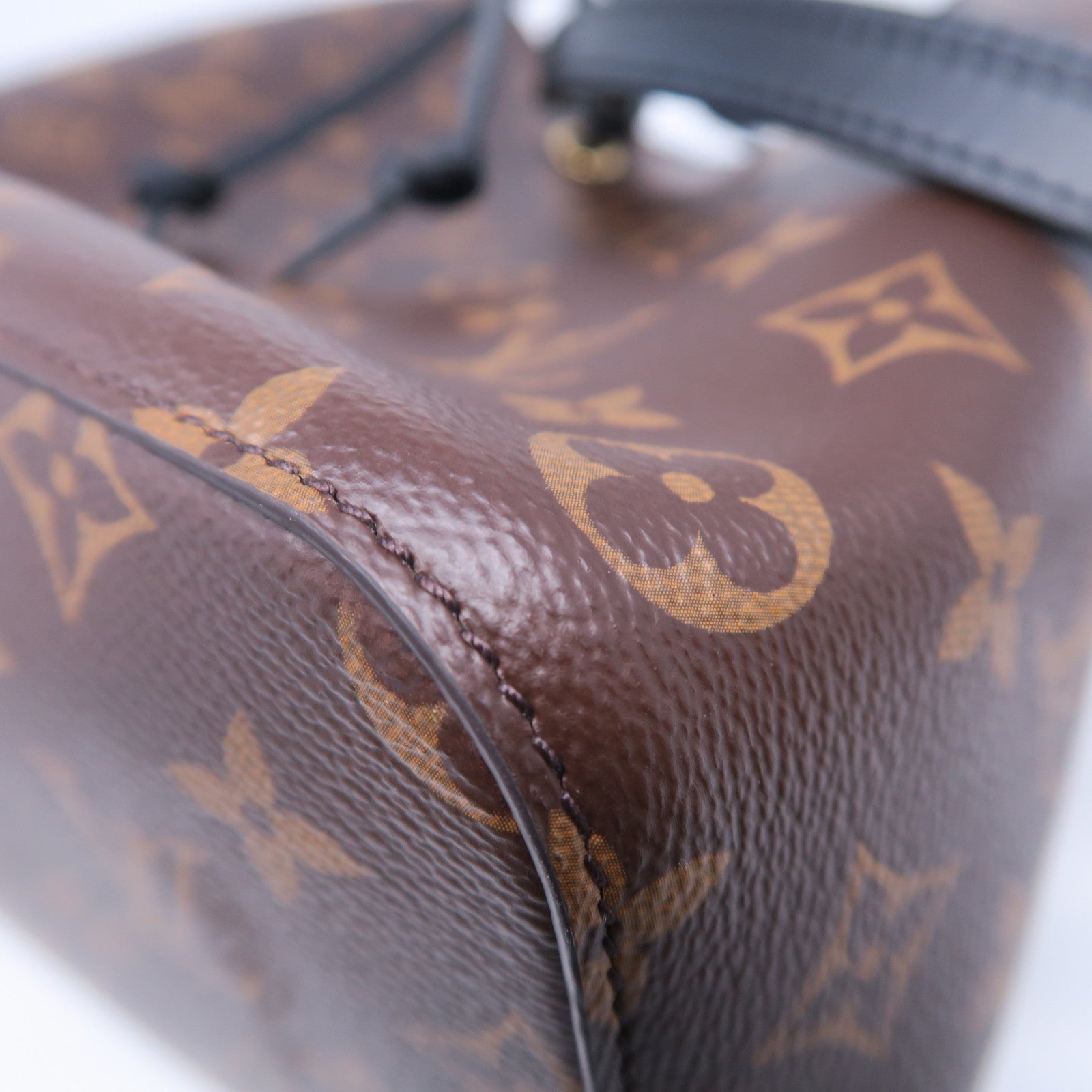 LOUIS VUITTON Monogram Neo Noe金扣肩背袋棕色