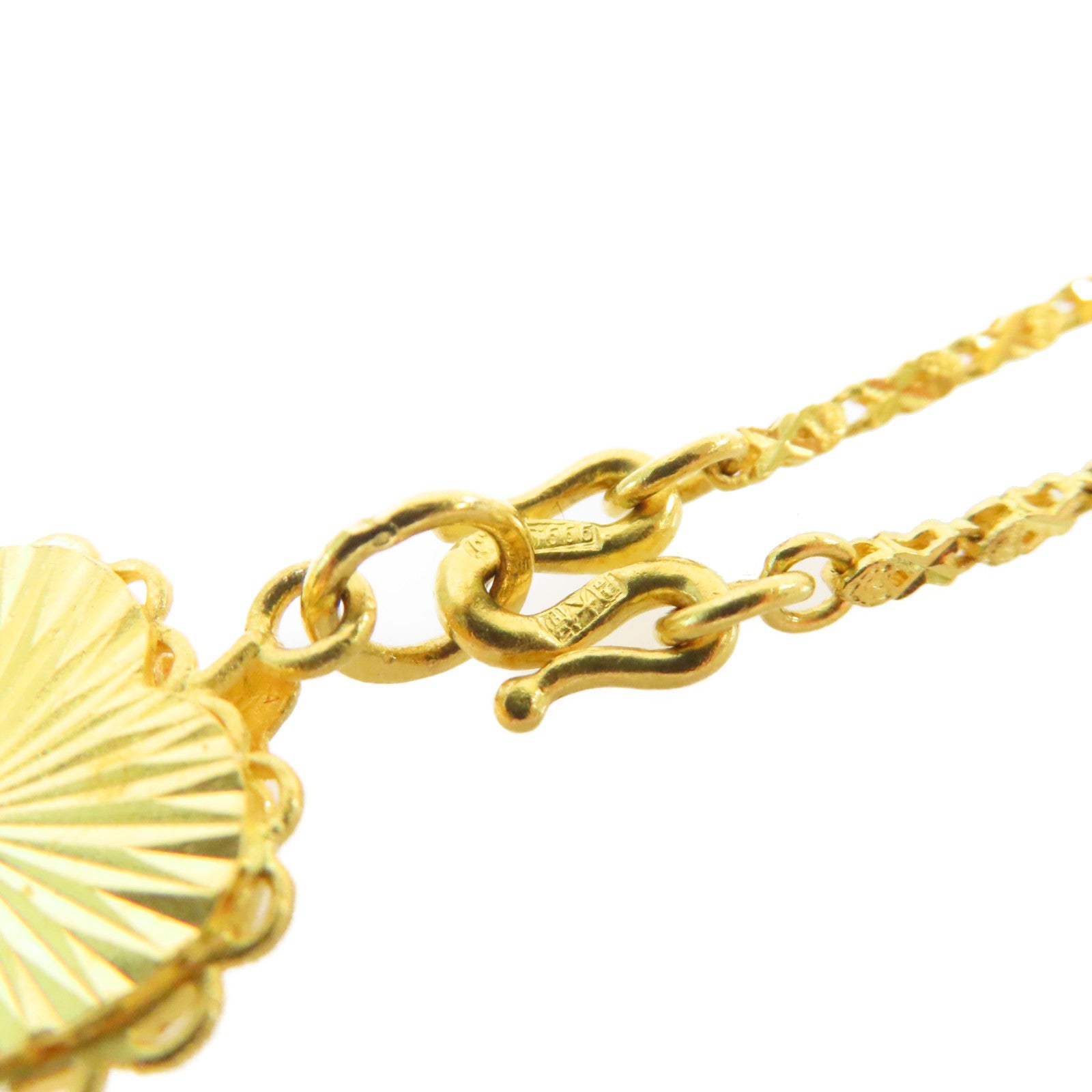 JEWELRY 24K黃金Gold Pendant Necklace項鏈