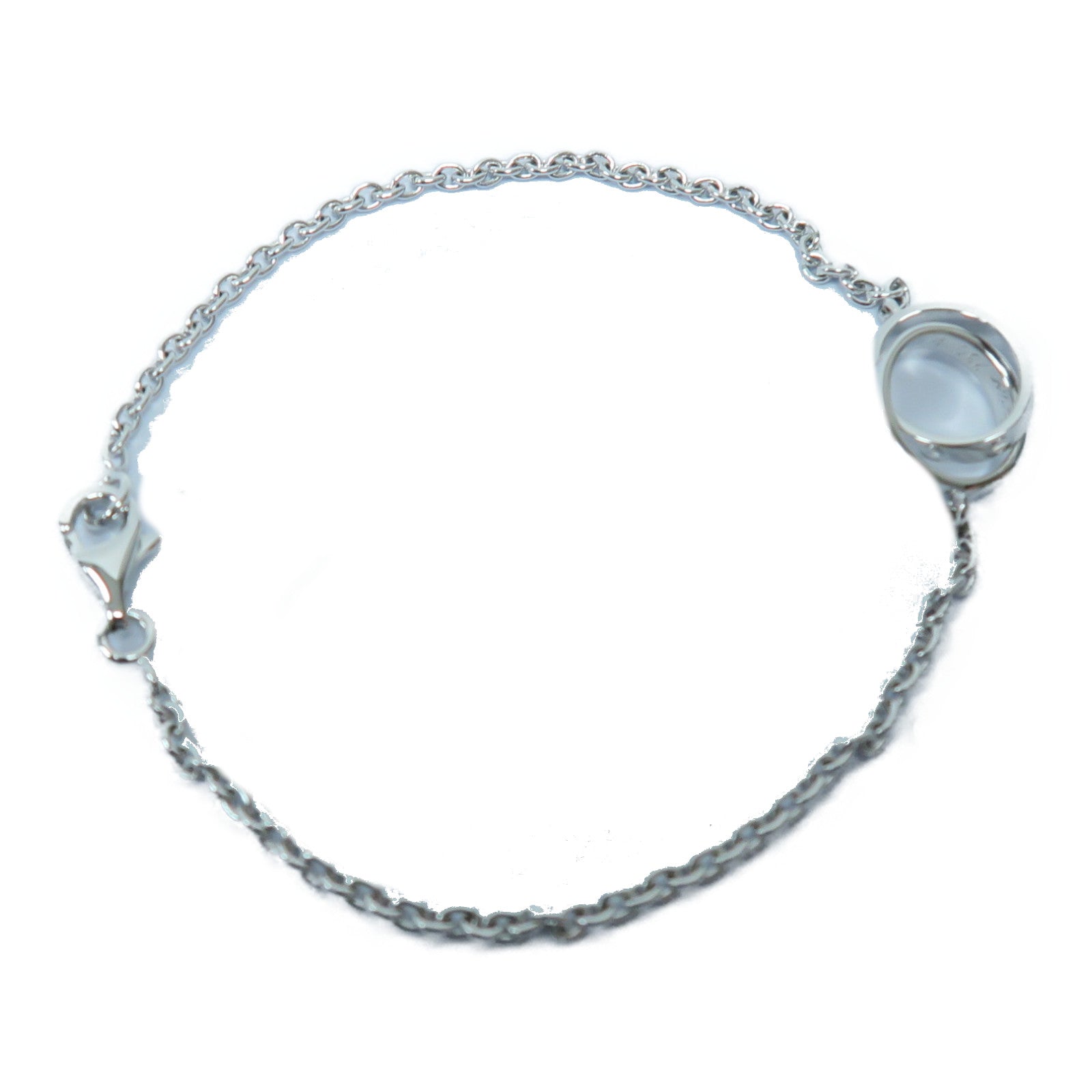 CARTIER 18K白金Baby Love Bracelet手鏈銀色