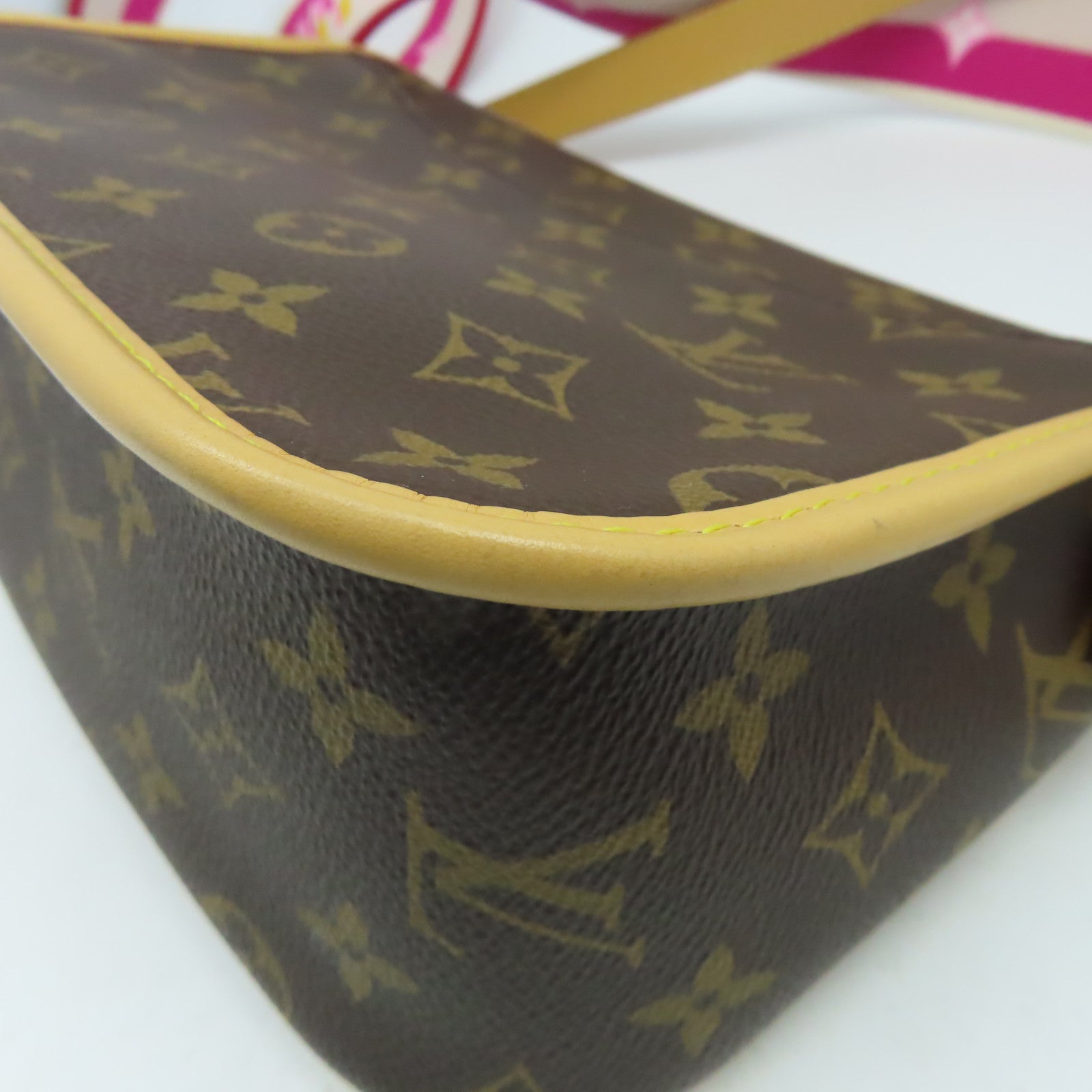 LOUIS VUITTON Monogram Diane金扣手挽肩背兩用袋啡色
