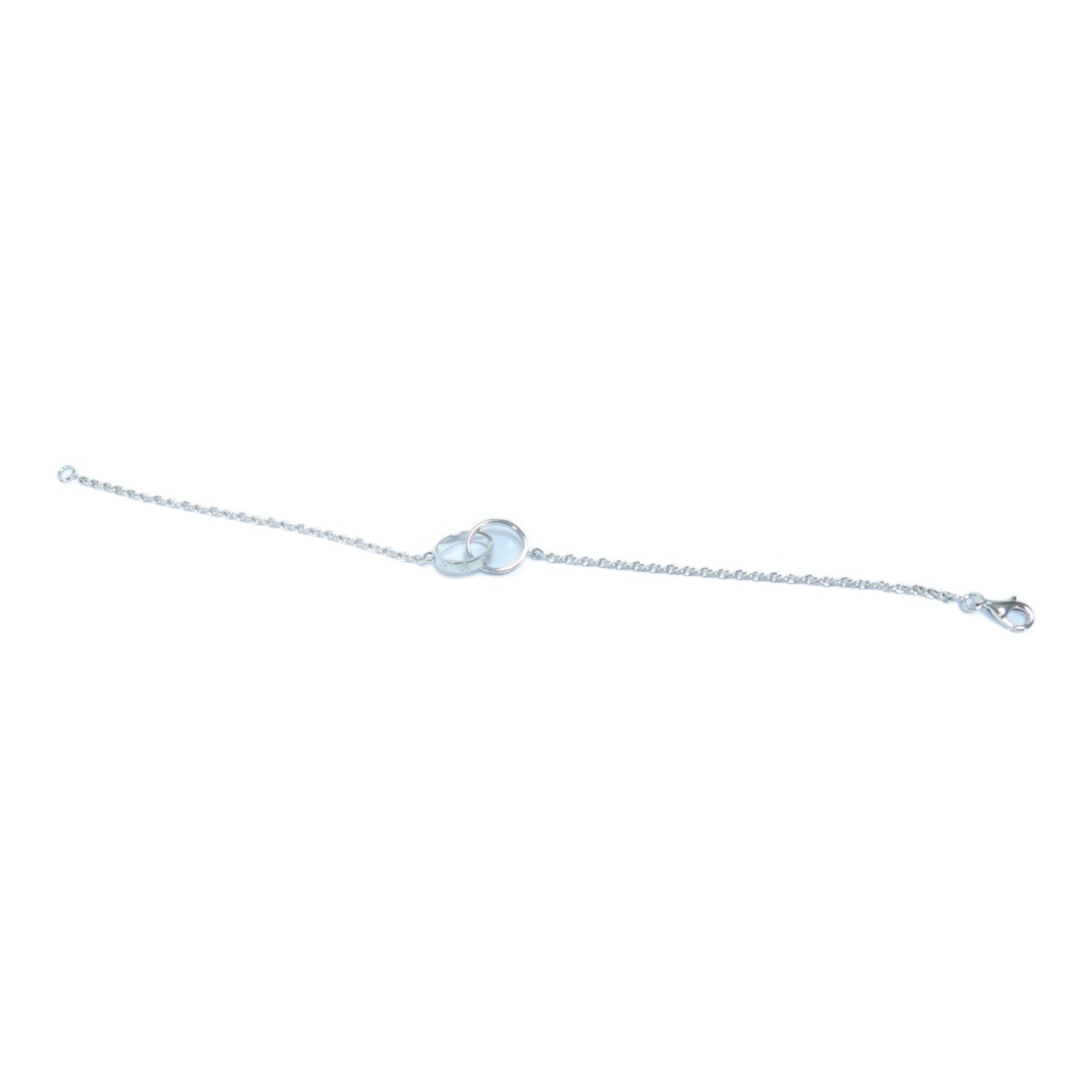 CARTIER 18K白金Baby Love Bracelet手鏈銀色