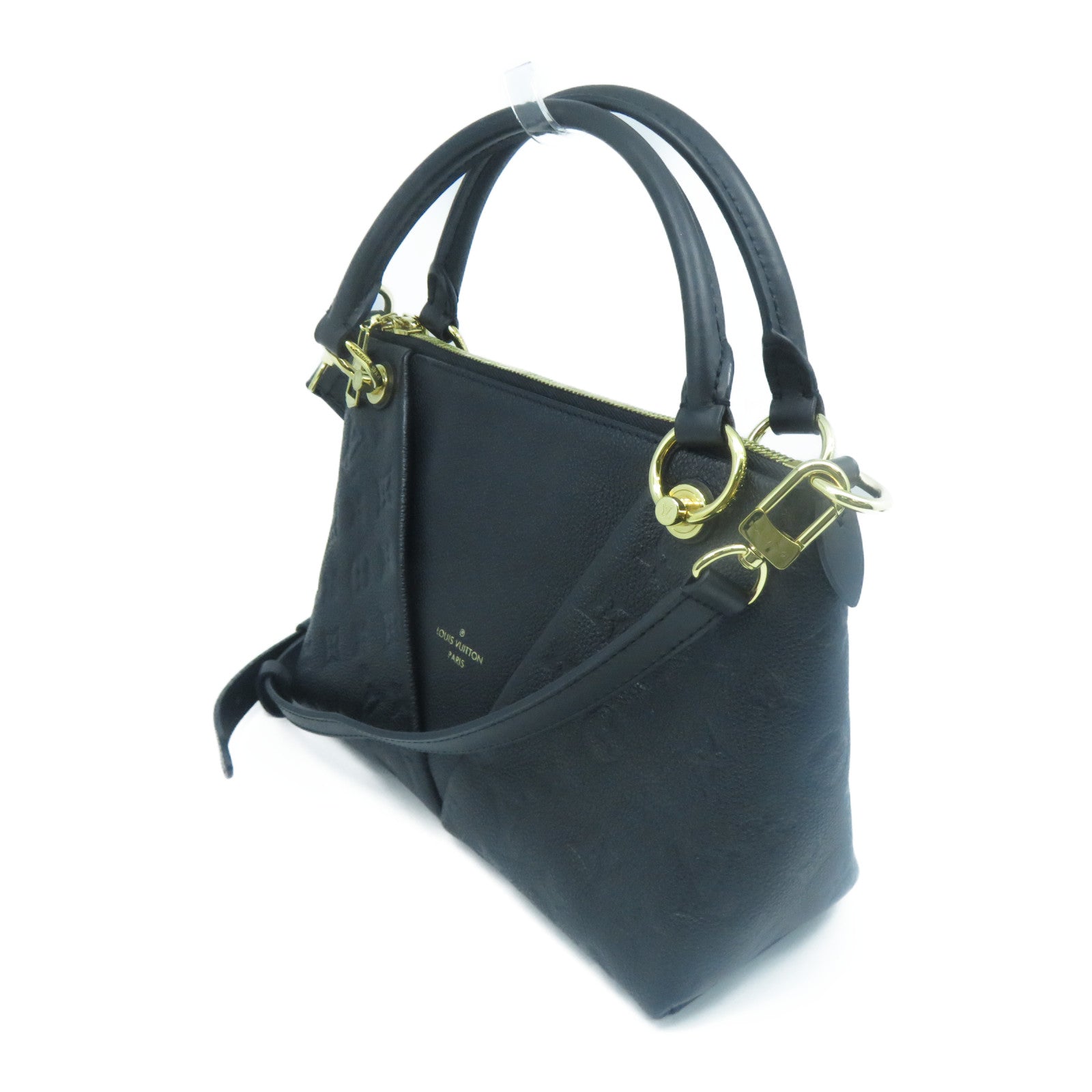 LOUIS VUITTON Monogram Empreinte V Tote Bag金扣手挽肩背兩用袋黑色