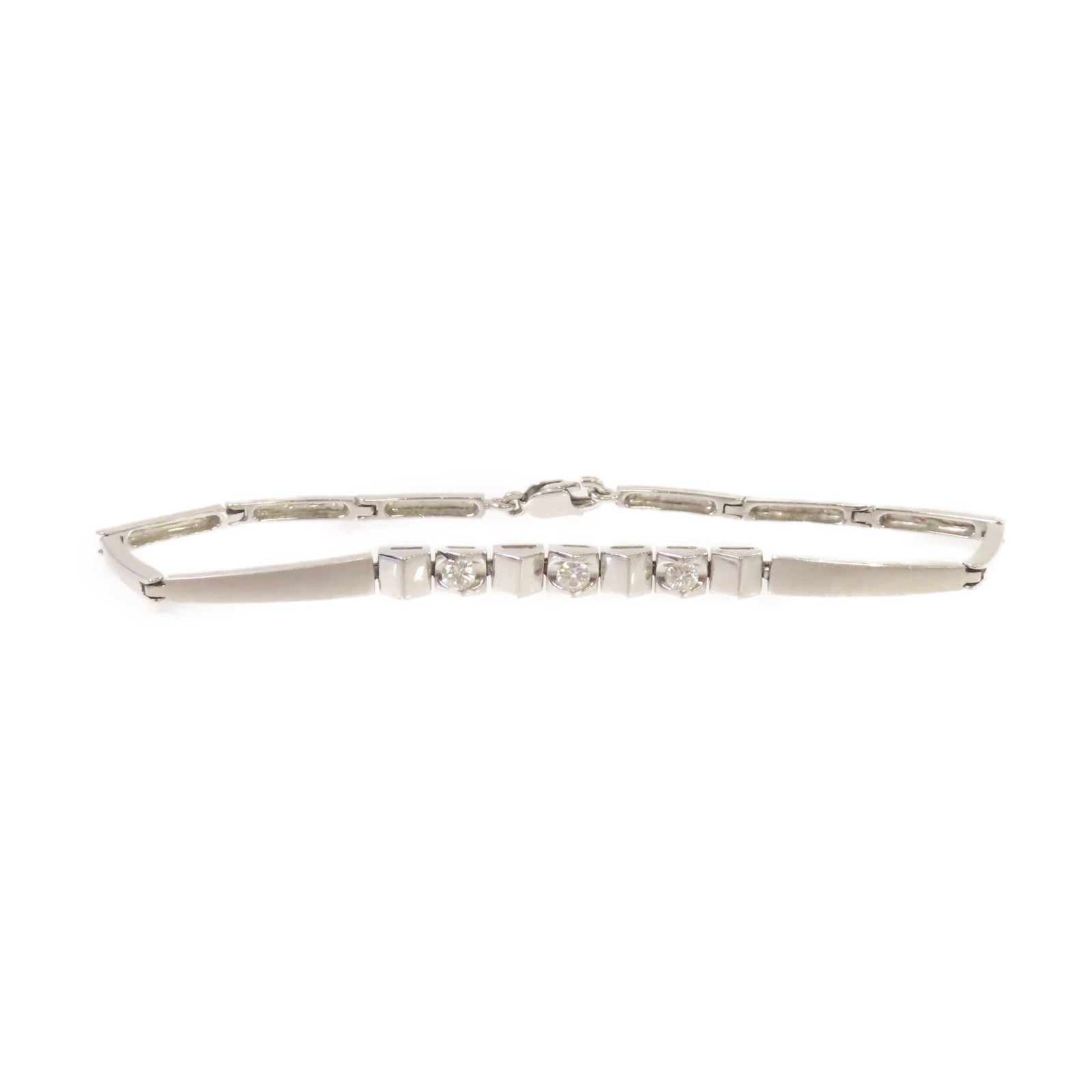 JEWELRY PT950鉑金Diamond Bracelet 0.02ct鑽石手鏈