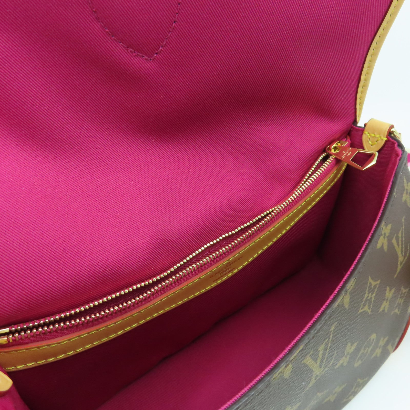 LOUIS VUITTON Monogram Diane金扣手挽肩背兩用袋啡色