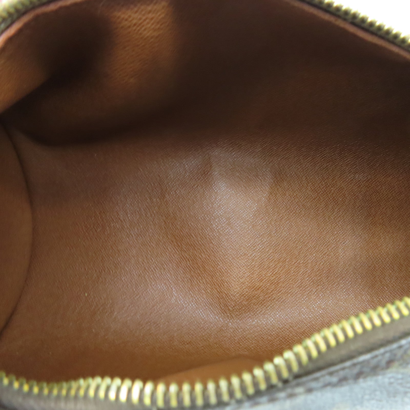 LOUIS VUITTON Monogram Papillon PM金扣肩背袋棕色